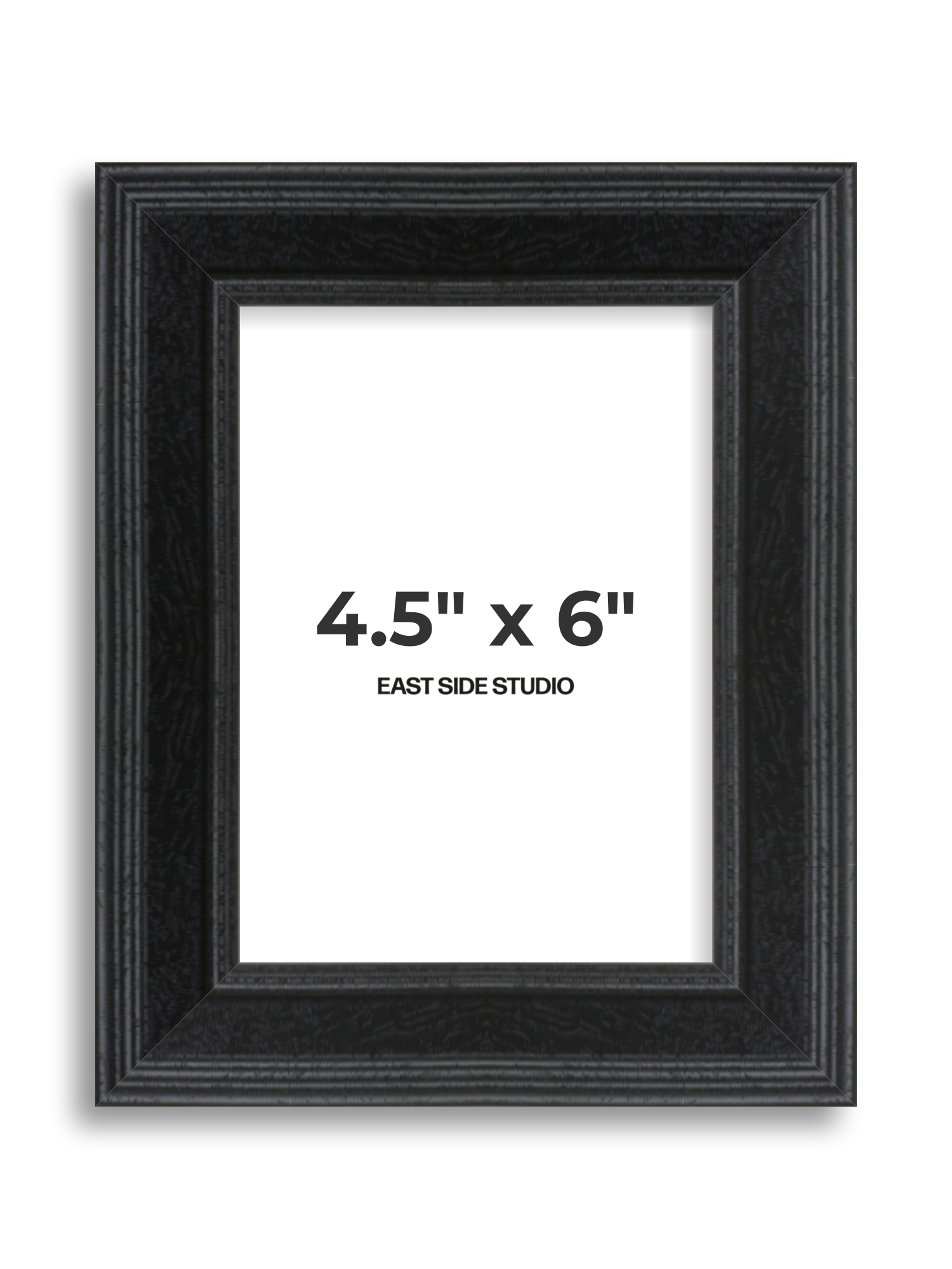 Black Grain 4.5" x 6" picture frame