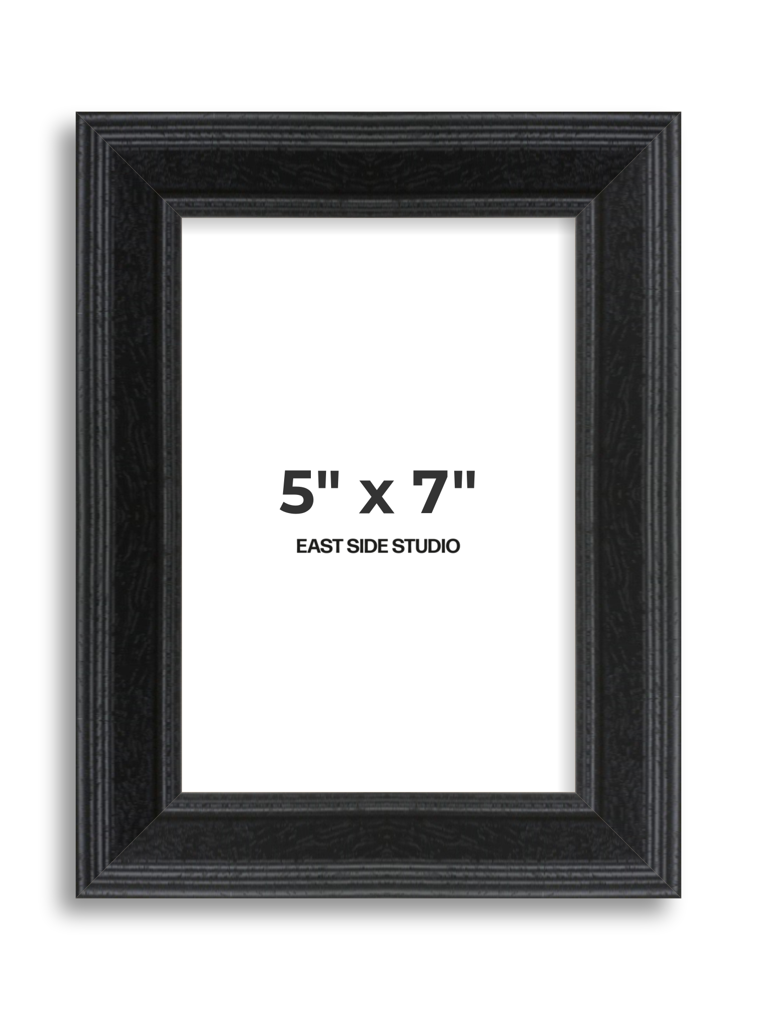 Black Grain 5" x 7" picture frame