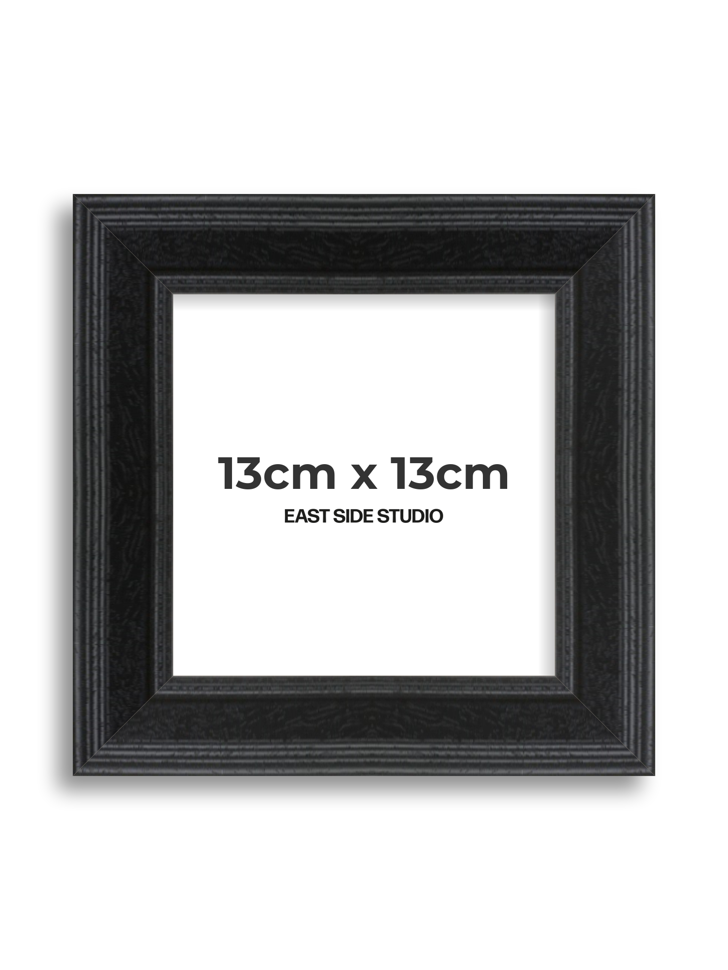 Black Grain 13cm x 13cm picture frame