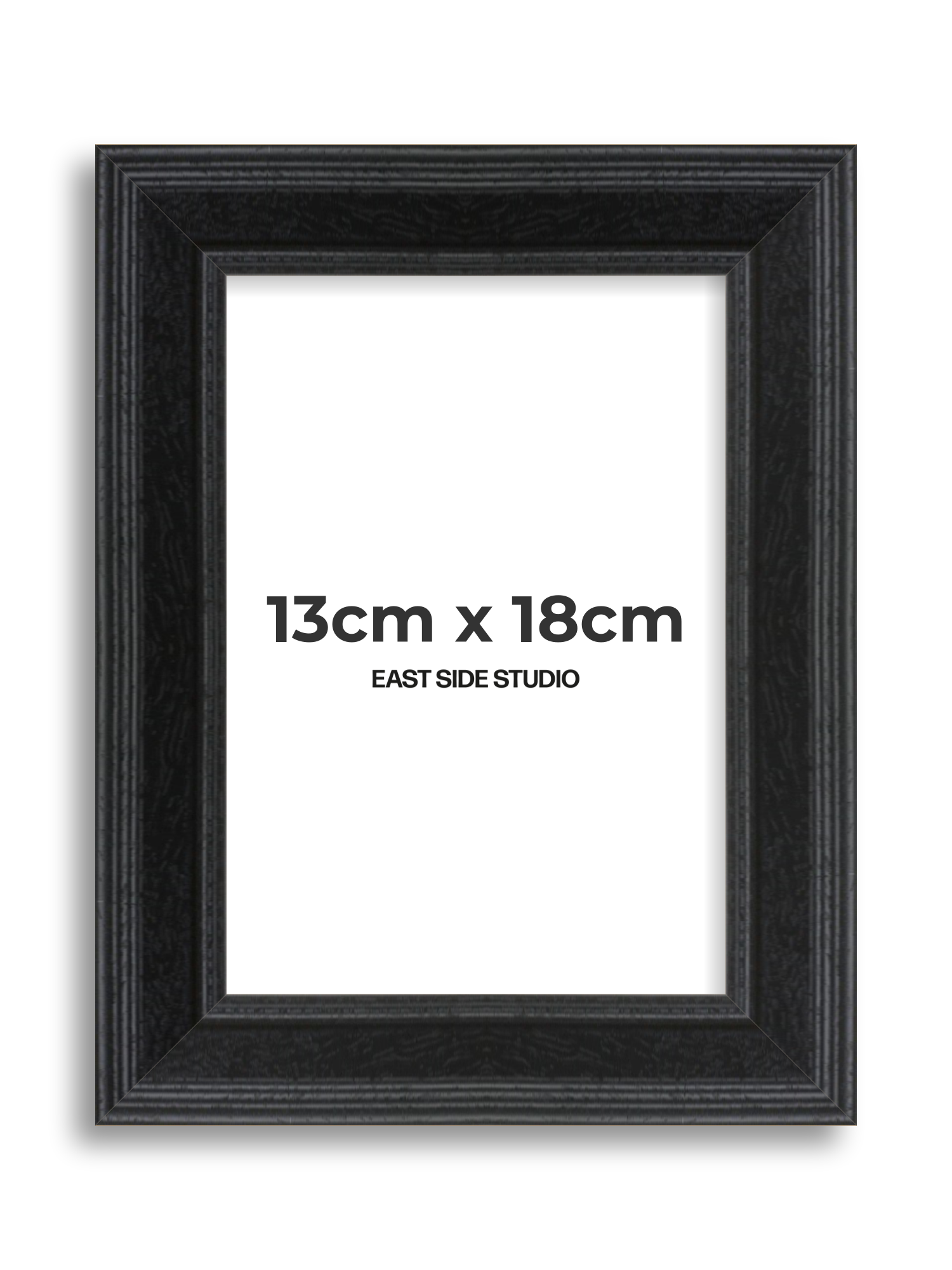 Black Grain 13cm x 18cm picture frame