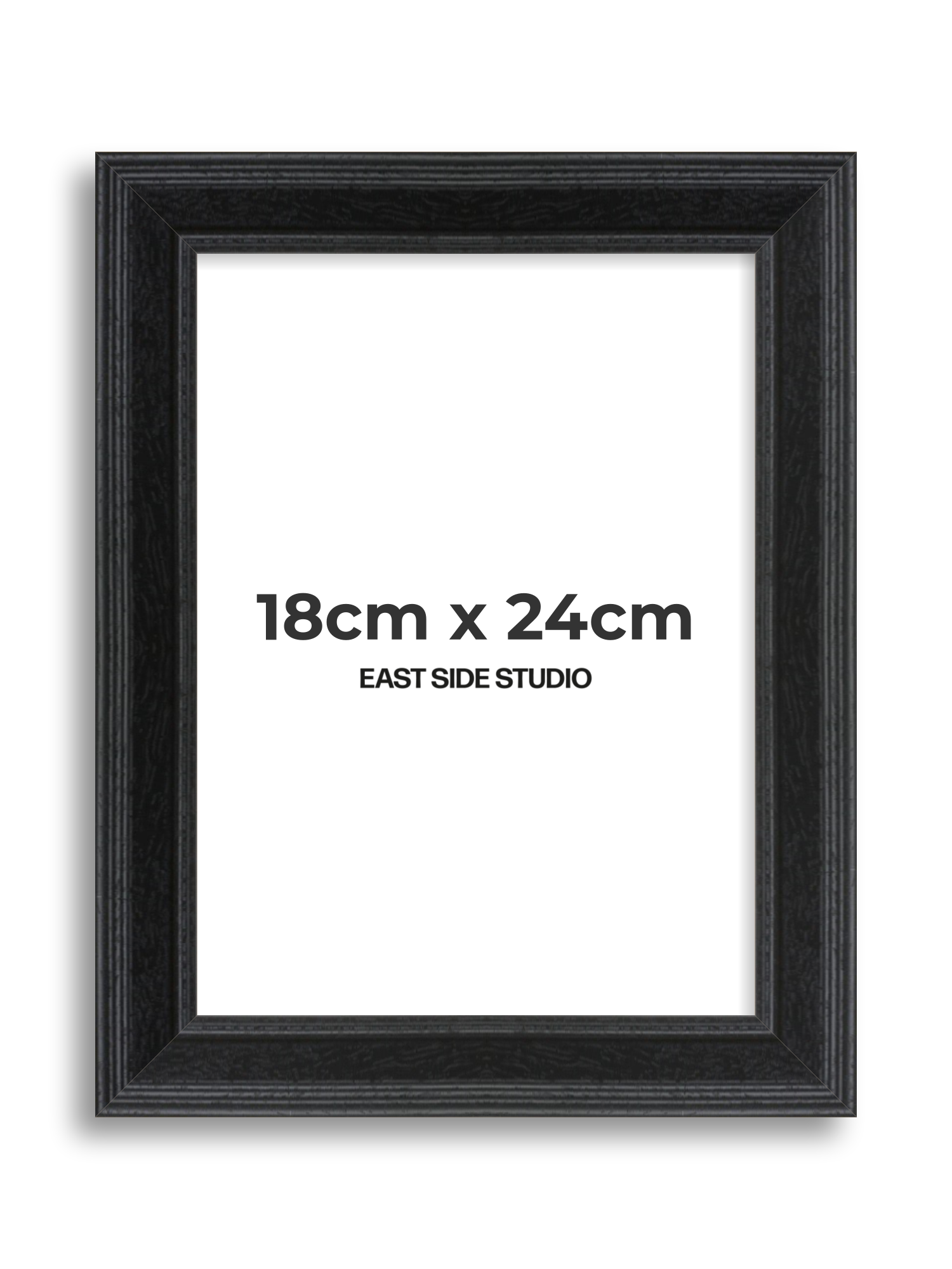 Black Grain 18cm x 24cm picture frame