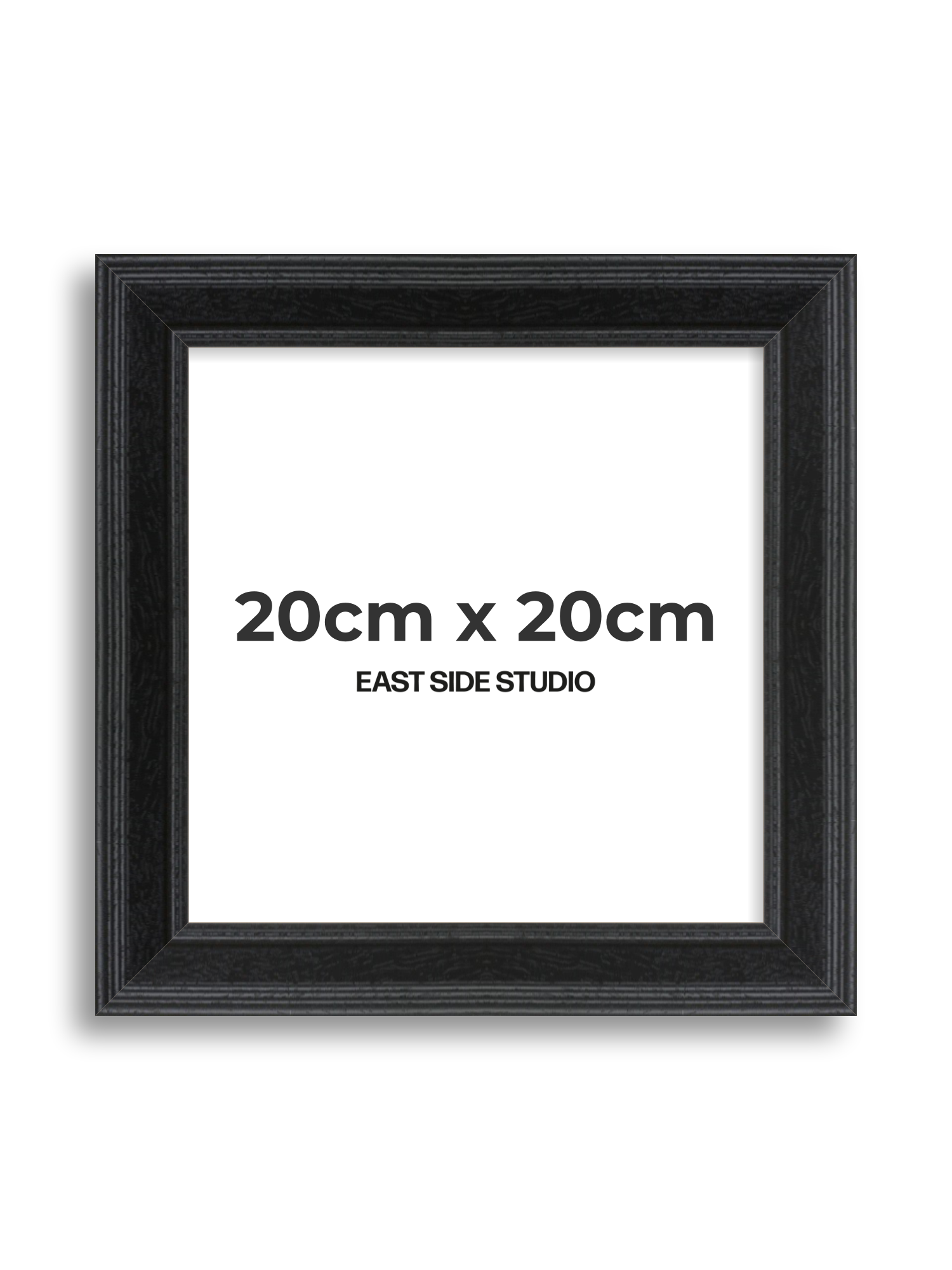 Black Grain 20cm x 20cm picture frame
