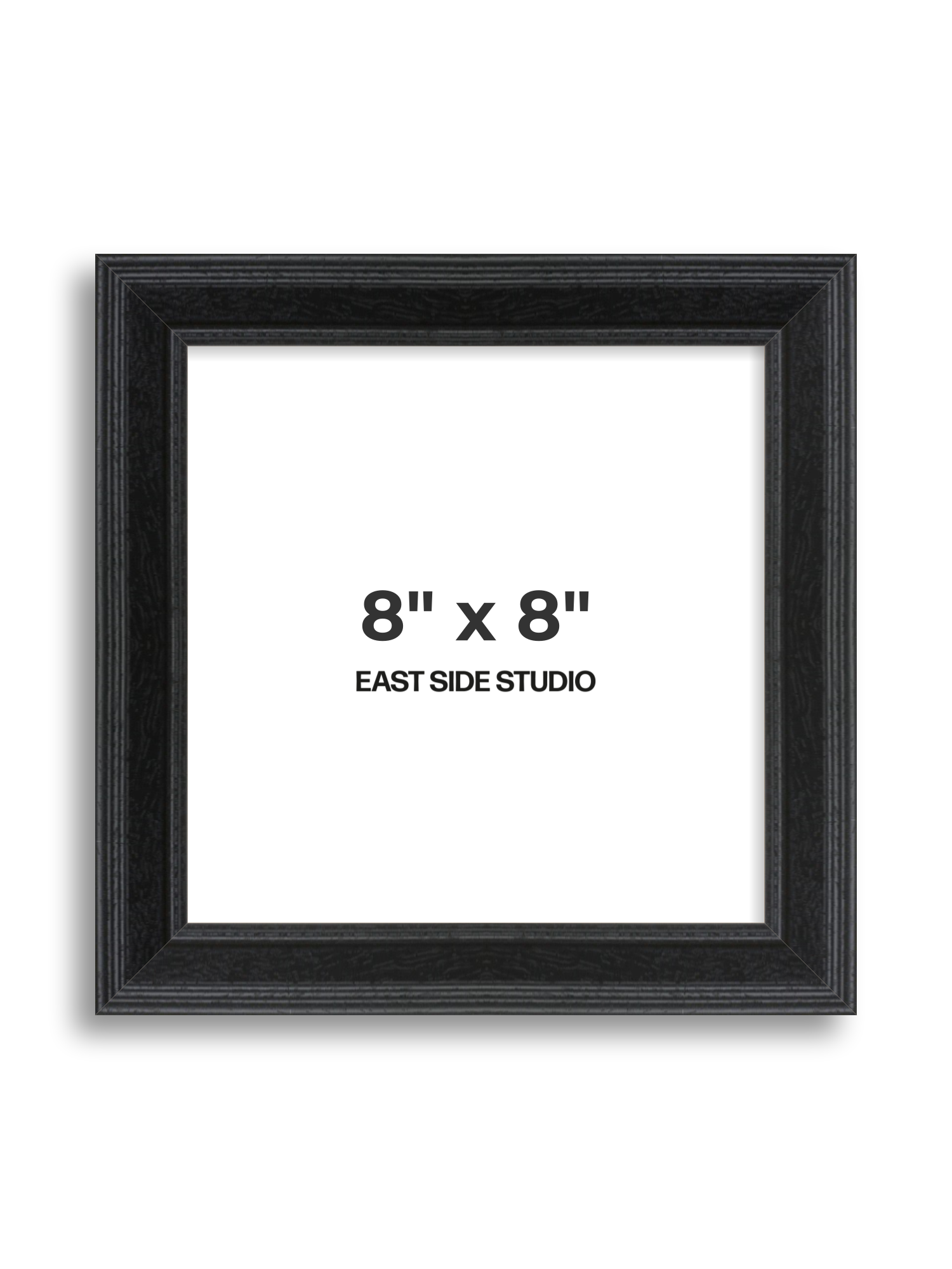 Black Grain 8" x 8" picture frame