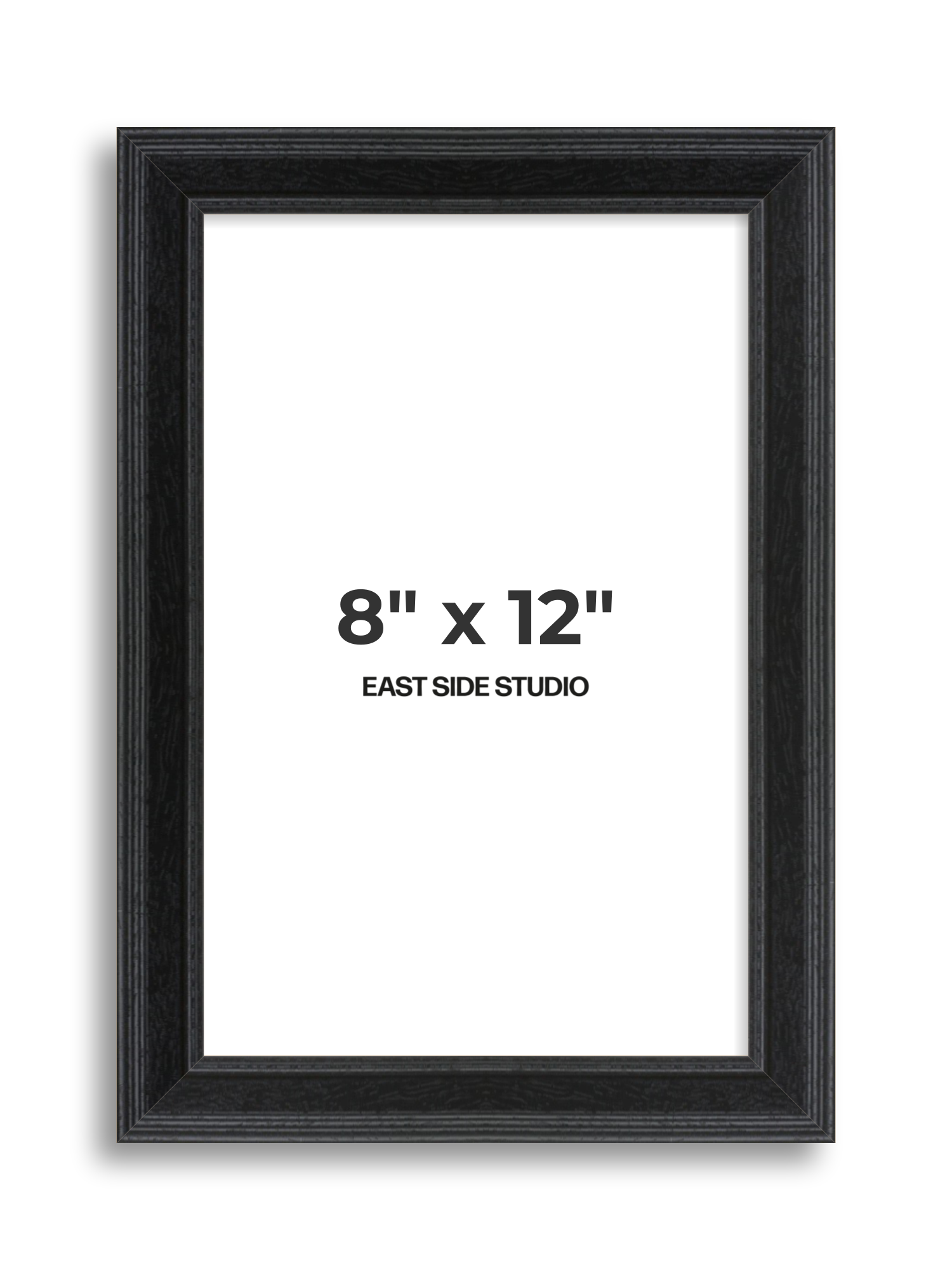 Black Grain 8" x 12" picture frame