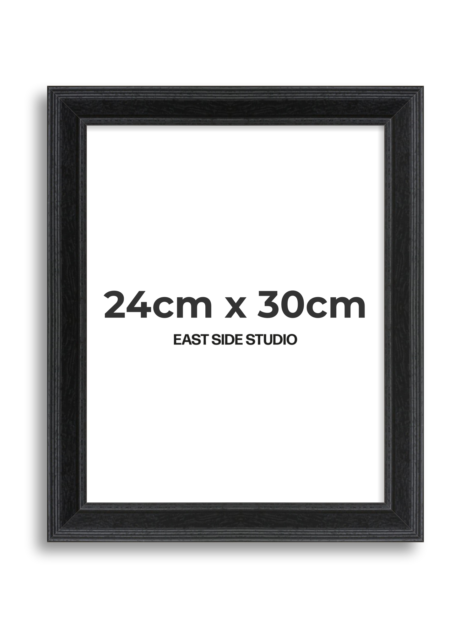 Black Grain 24cm x 30cm picture frame