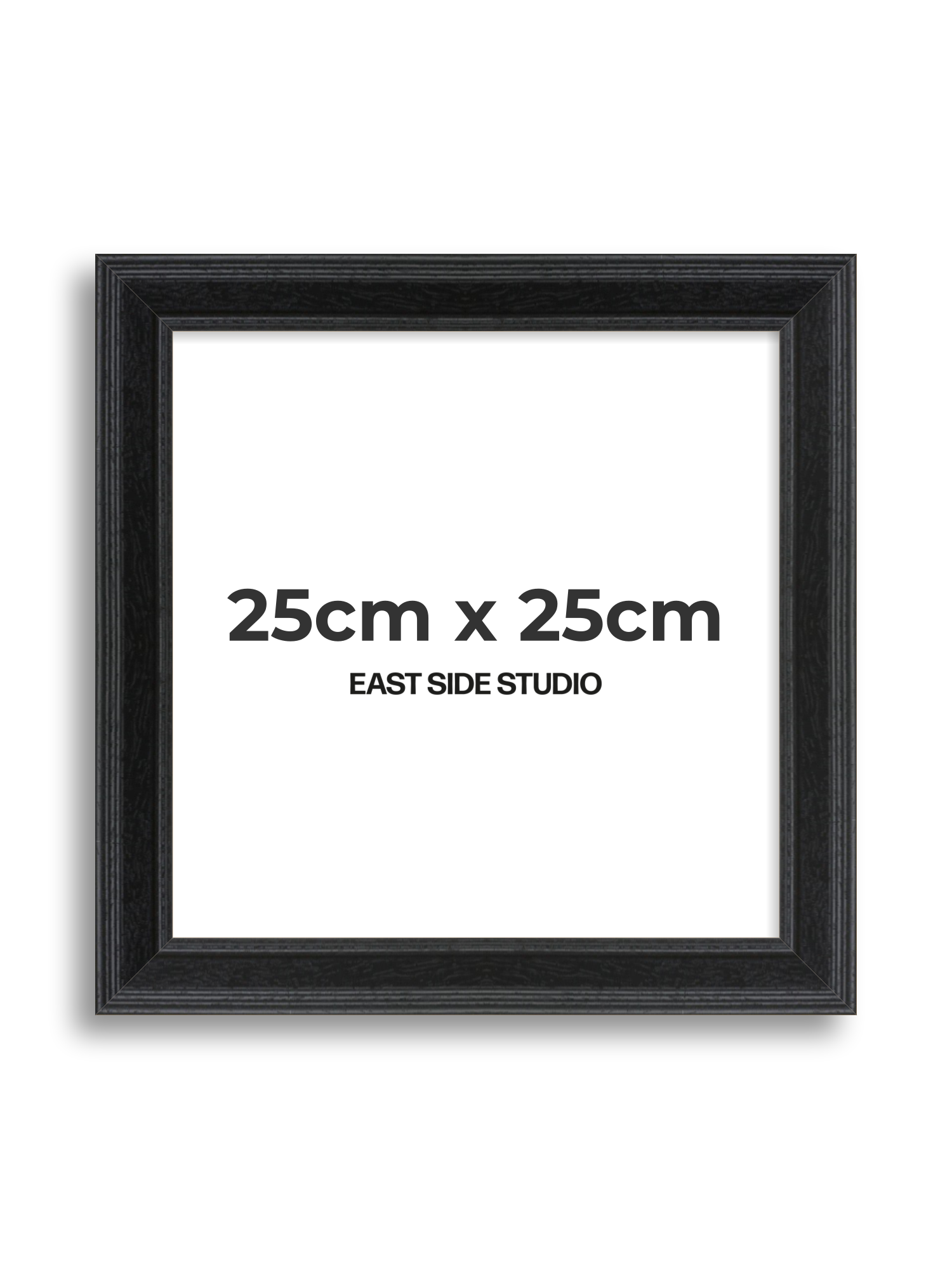 Black Grain 25cm x 25cm picture frame