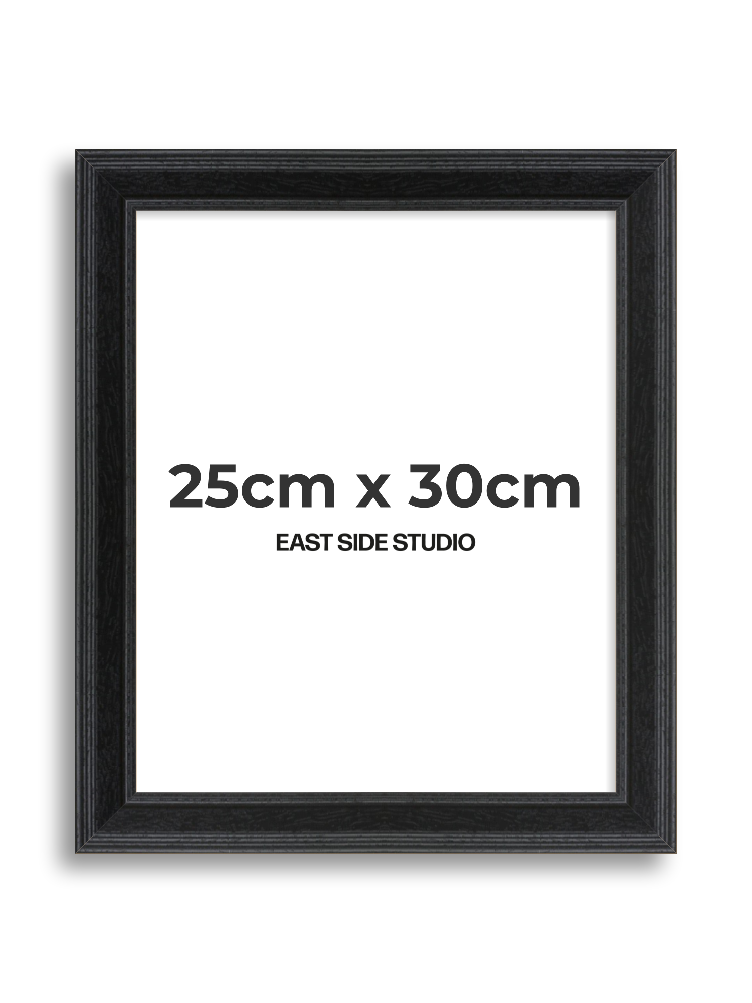 Black Grain 25cm x 30cm picture frame