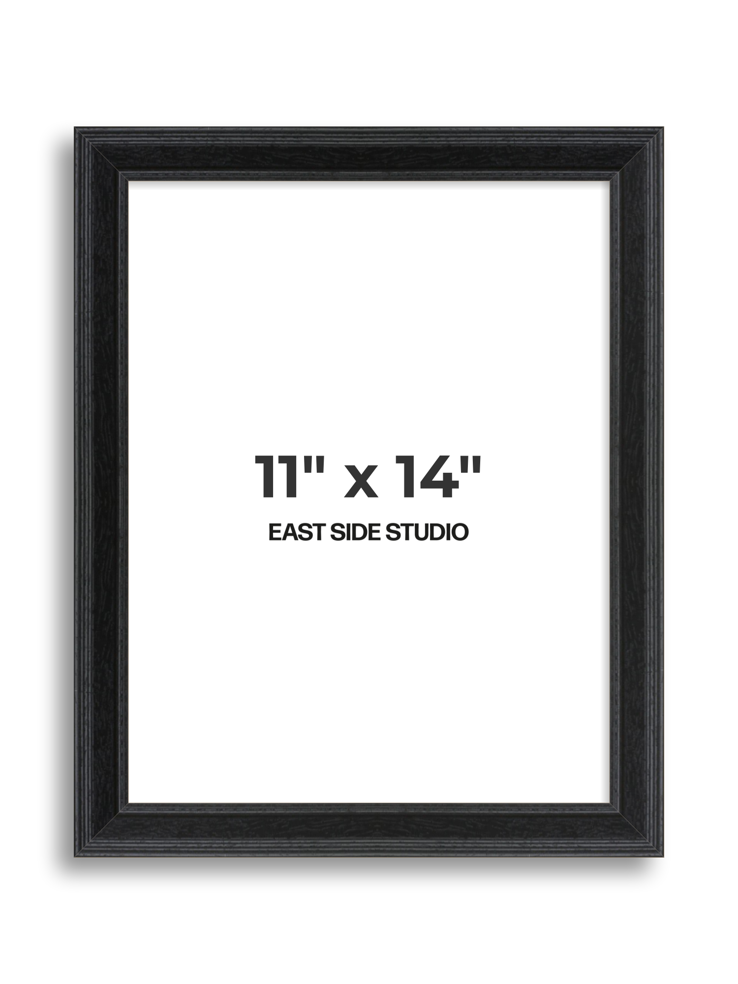 Black Grain 11" x 14" picture frame