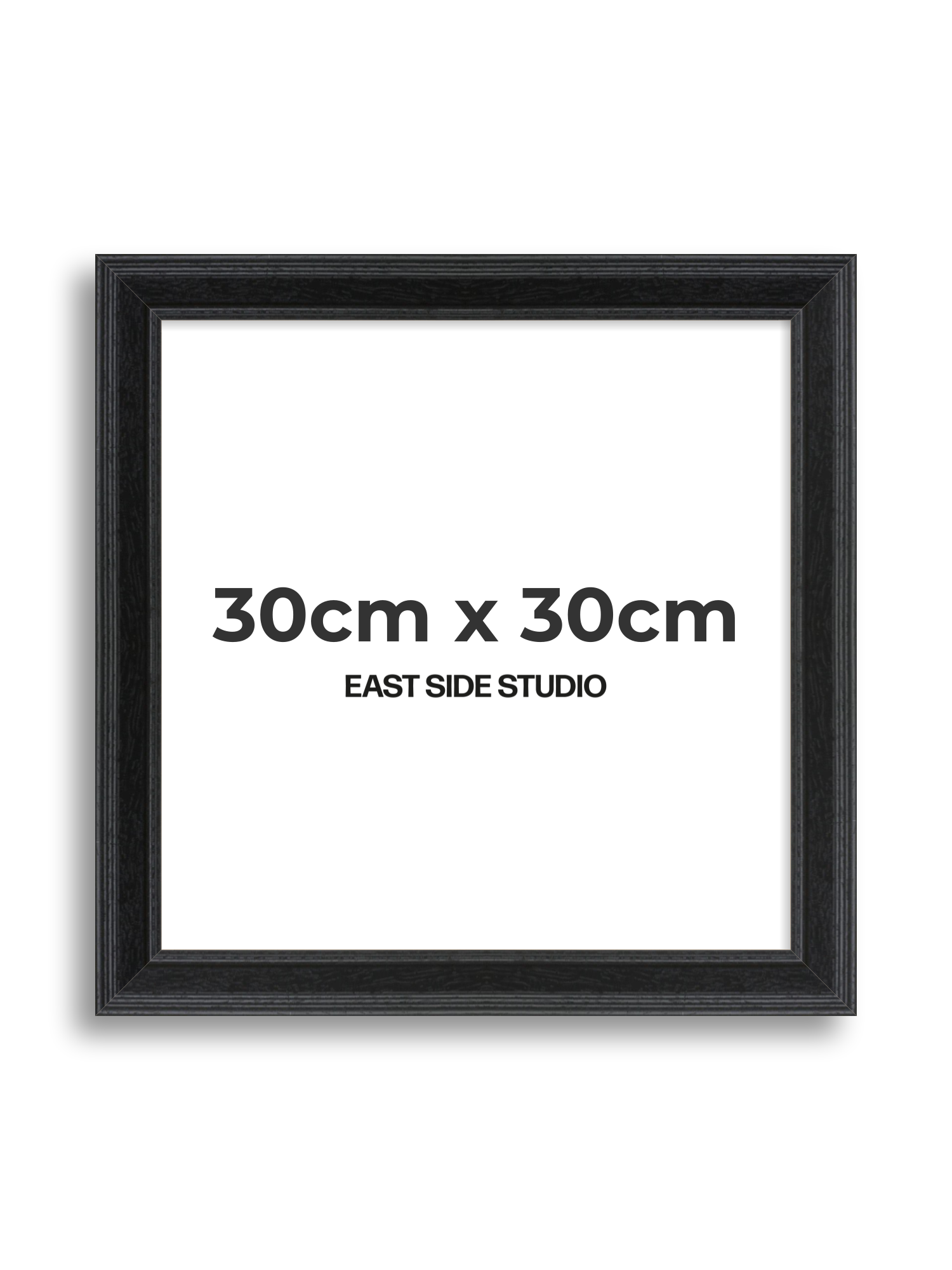 Black Grain 30cm x 30cm picture frame