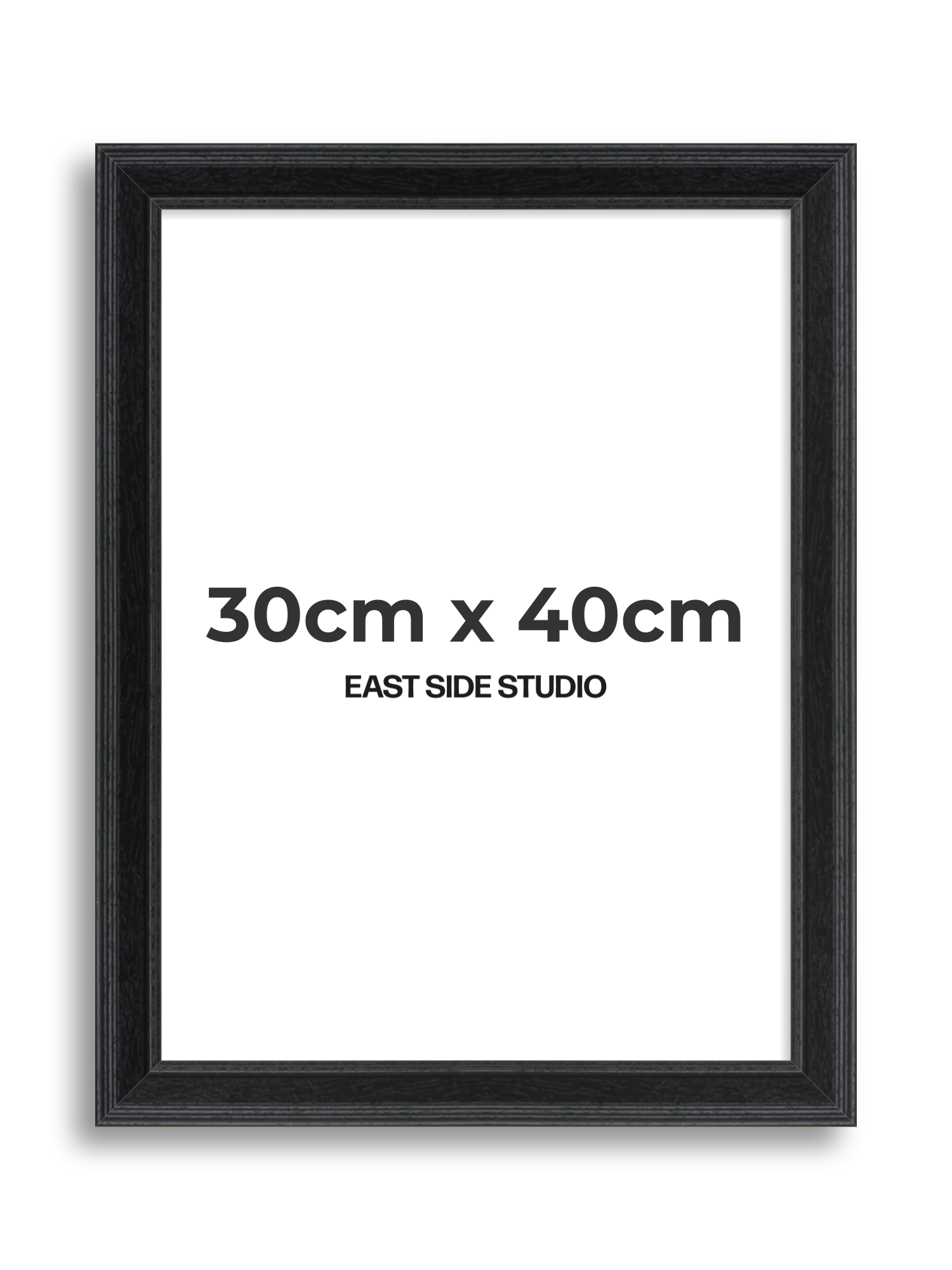 Black Grain 30cm x 40cm picture frame