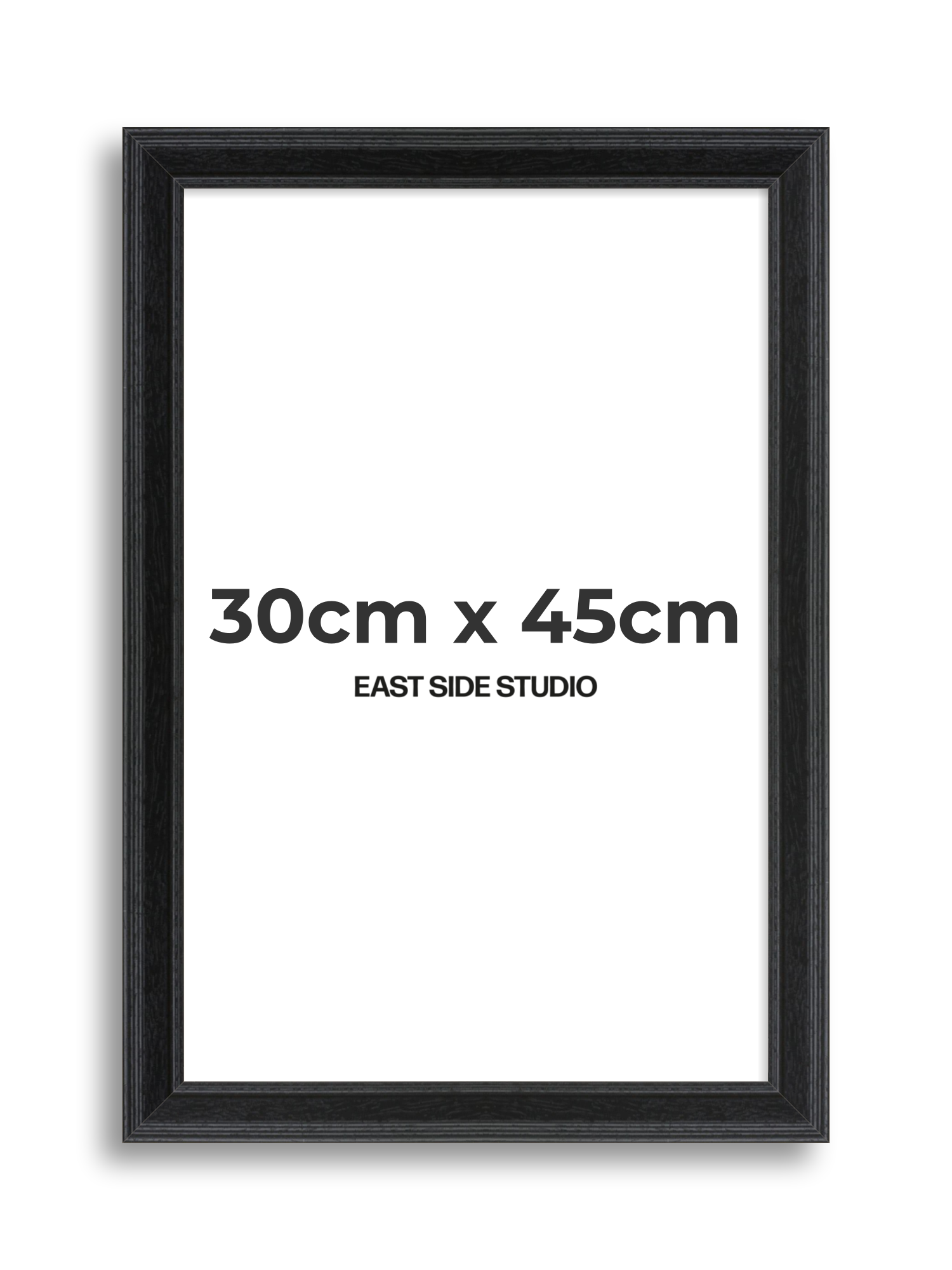 Black Grain 30cm x 45cm picture frame