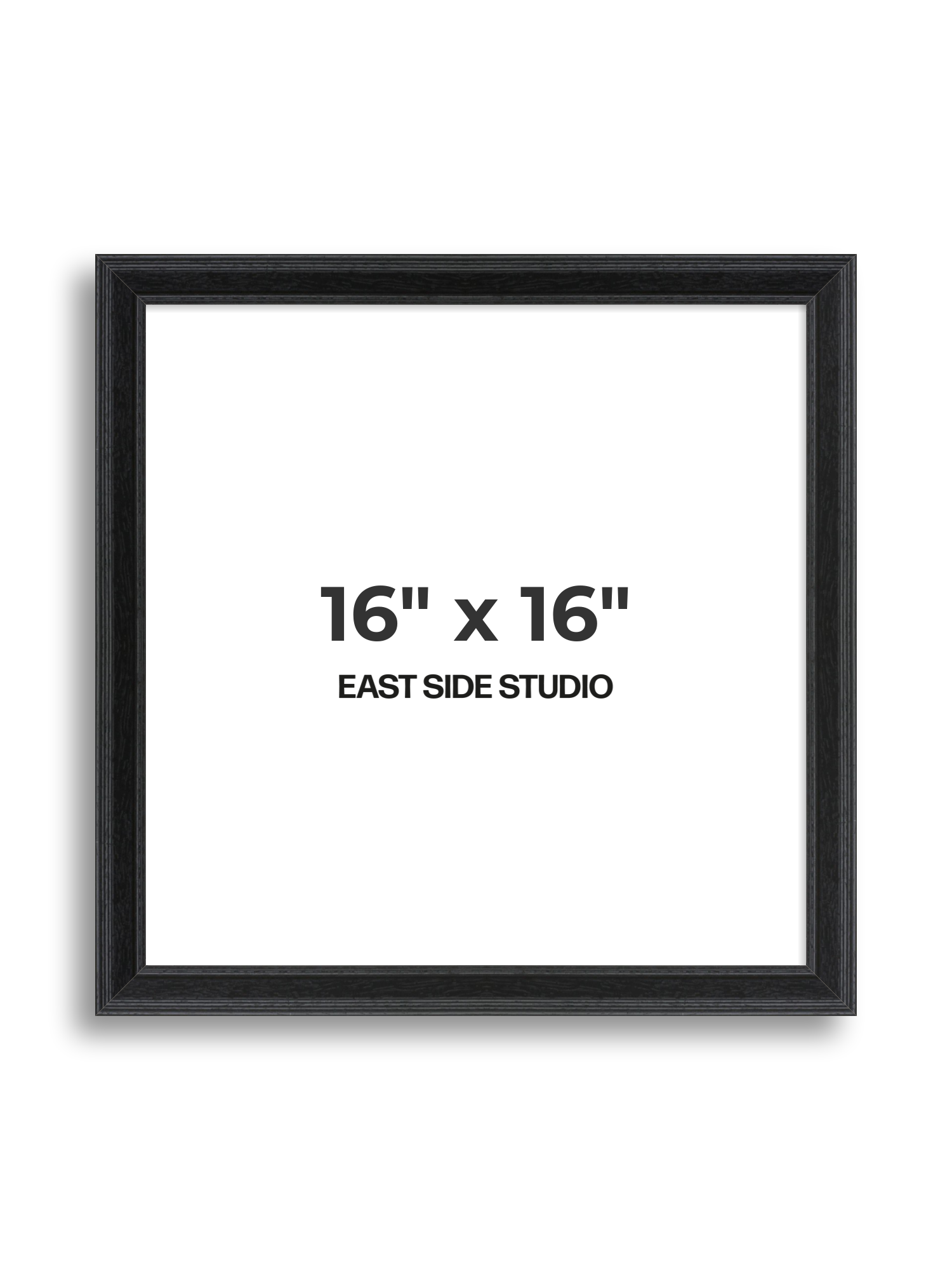Black Grain 16" x 16" picture frame