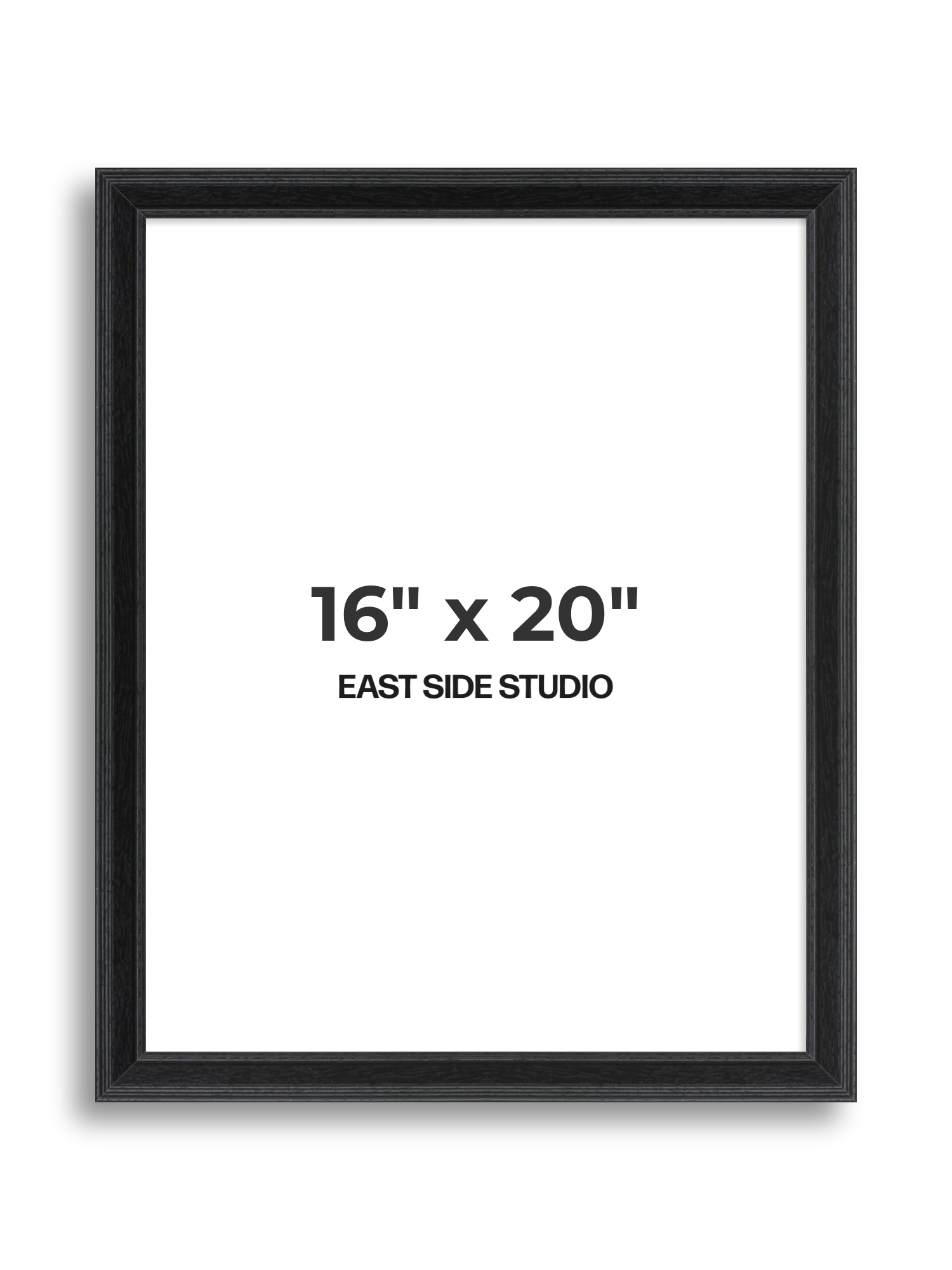 Black Grain 16" x 20" picture frame
