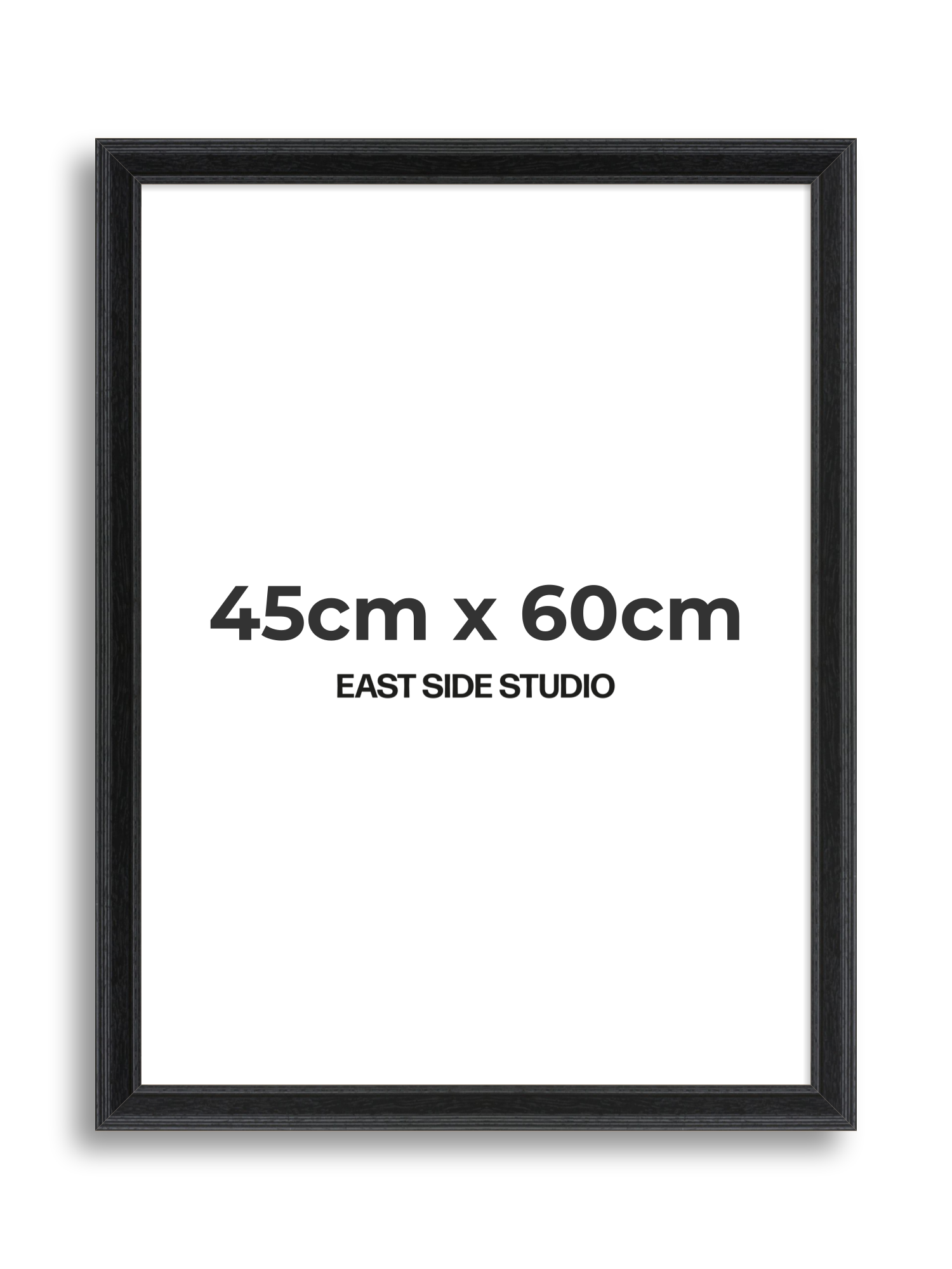 Black Grain 45cm x 60cm picture frame