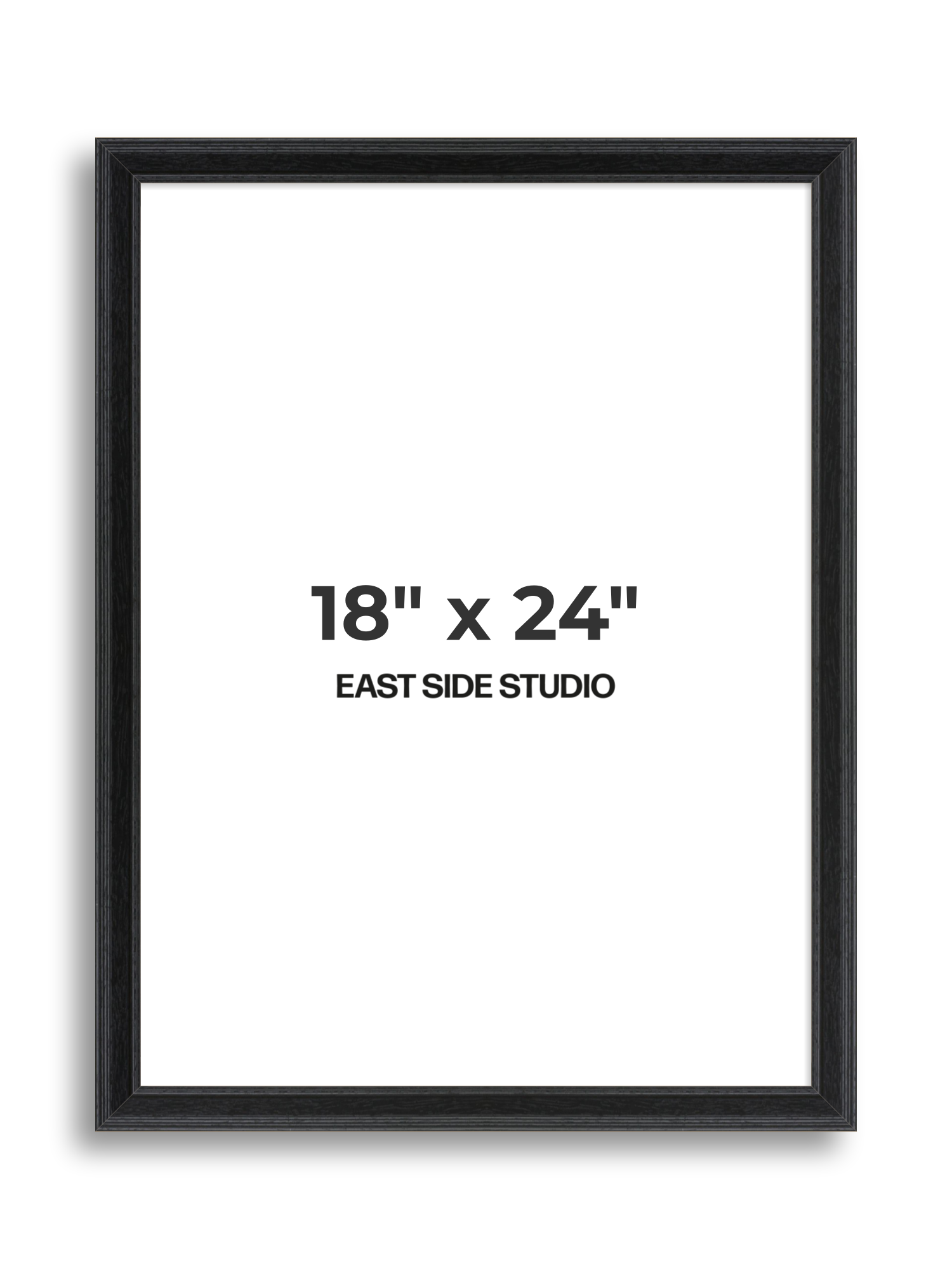 Black Grain 18" x 24" picture frame