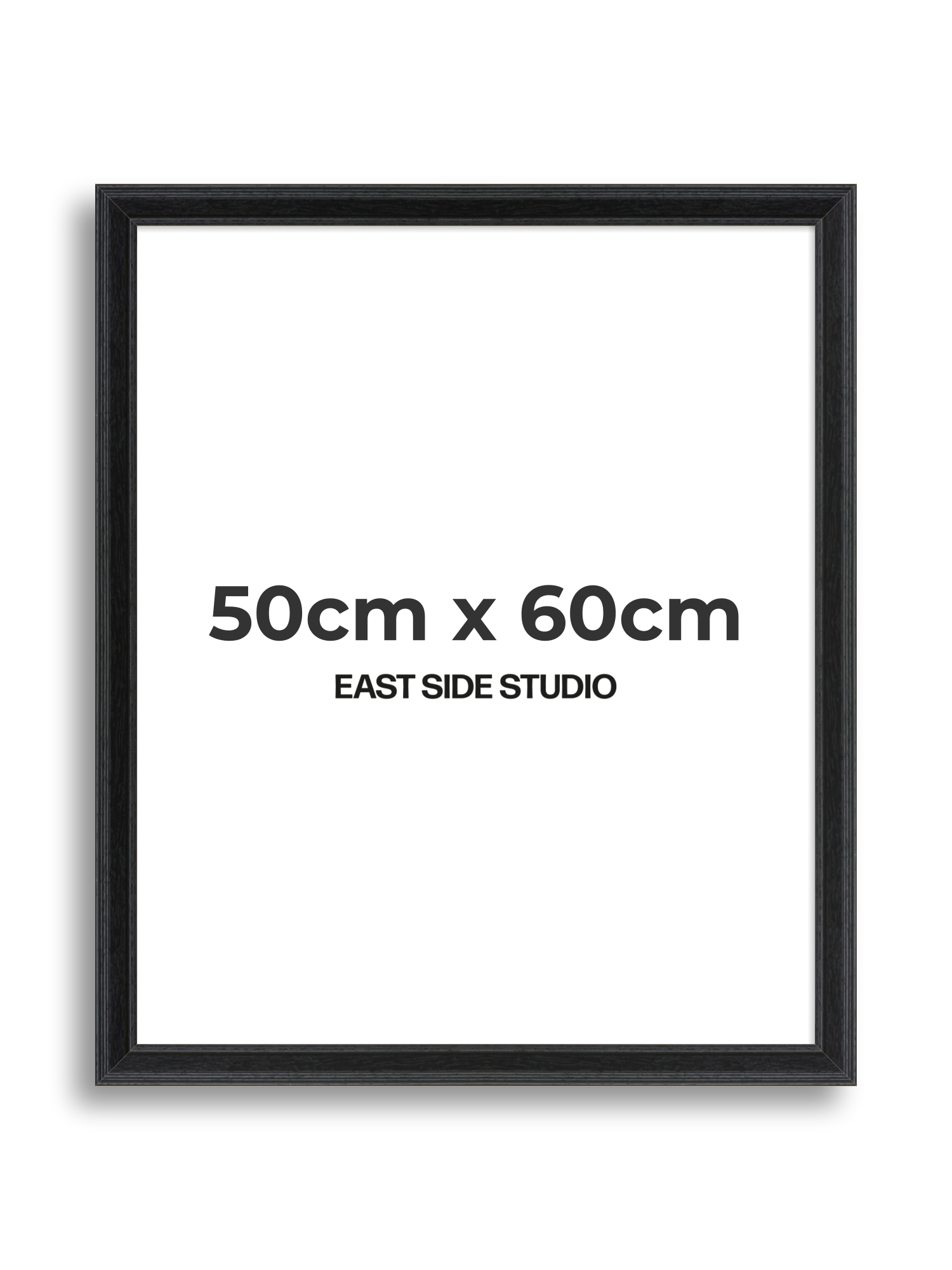 Black Grain 50cm x 60cm picture frame