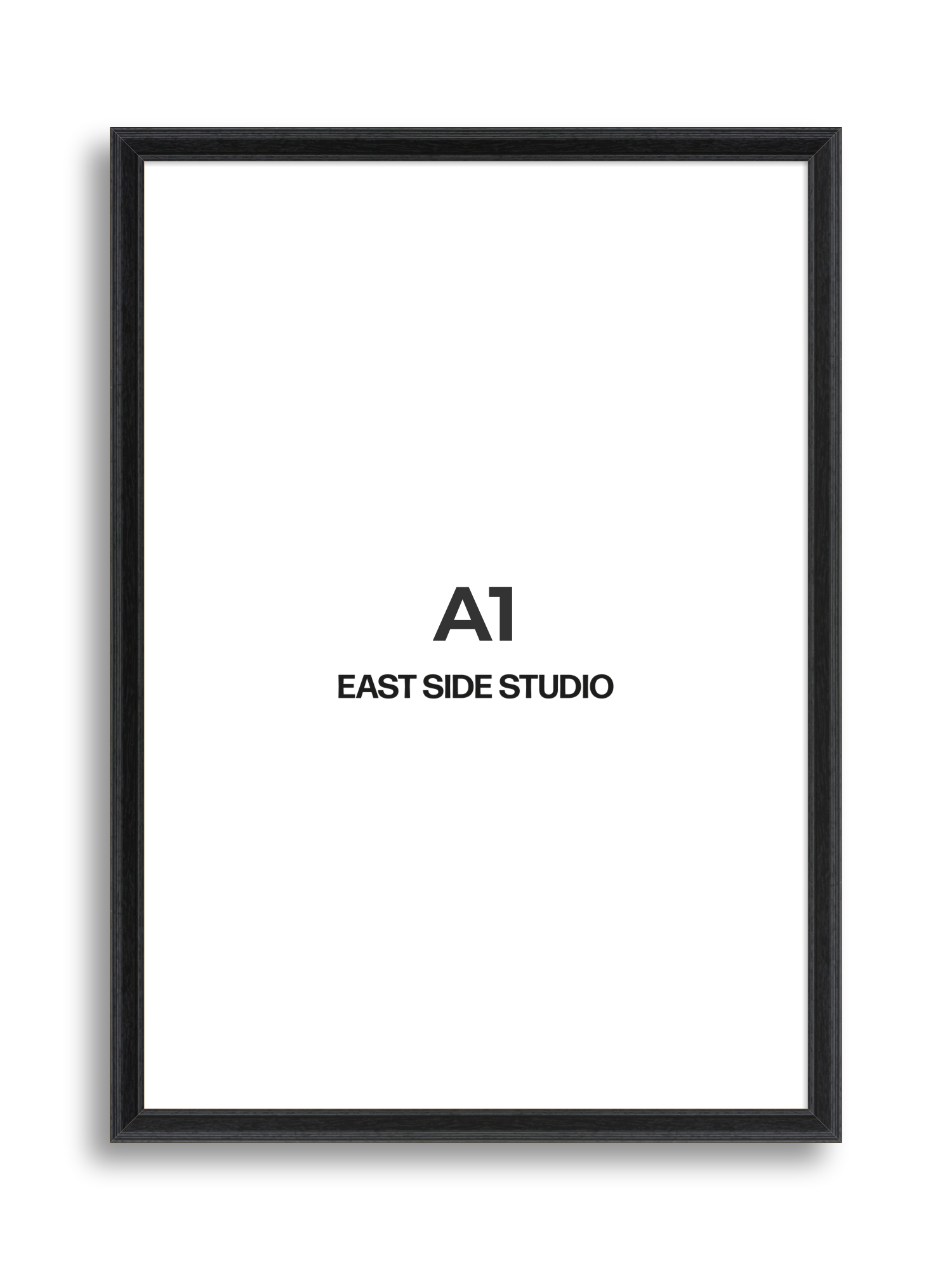 Black Grain A1 picture frame