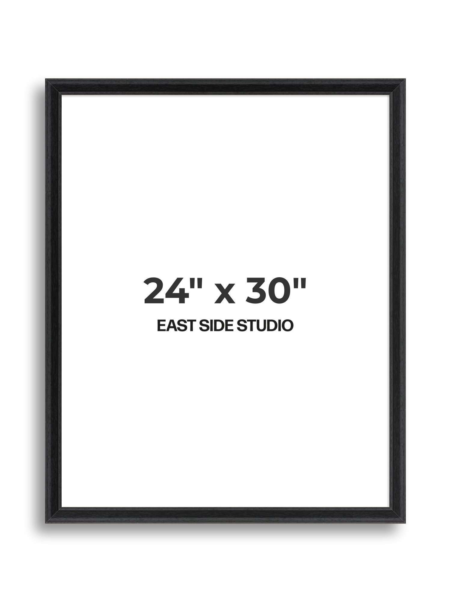 Black Grain 24" x 30" picture frame