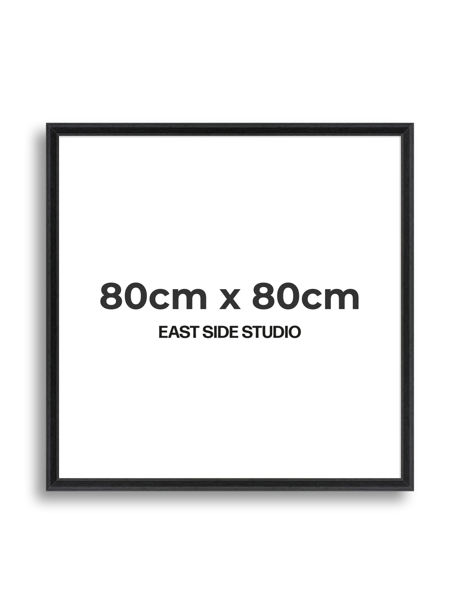 Black Grain 80cm x 80cm picture frame