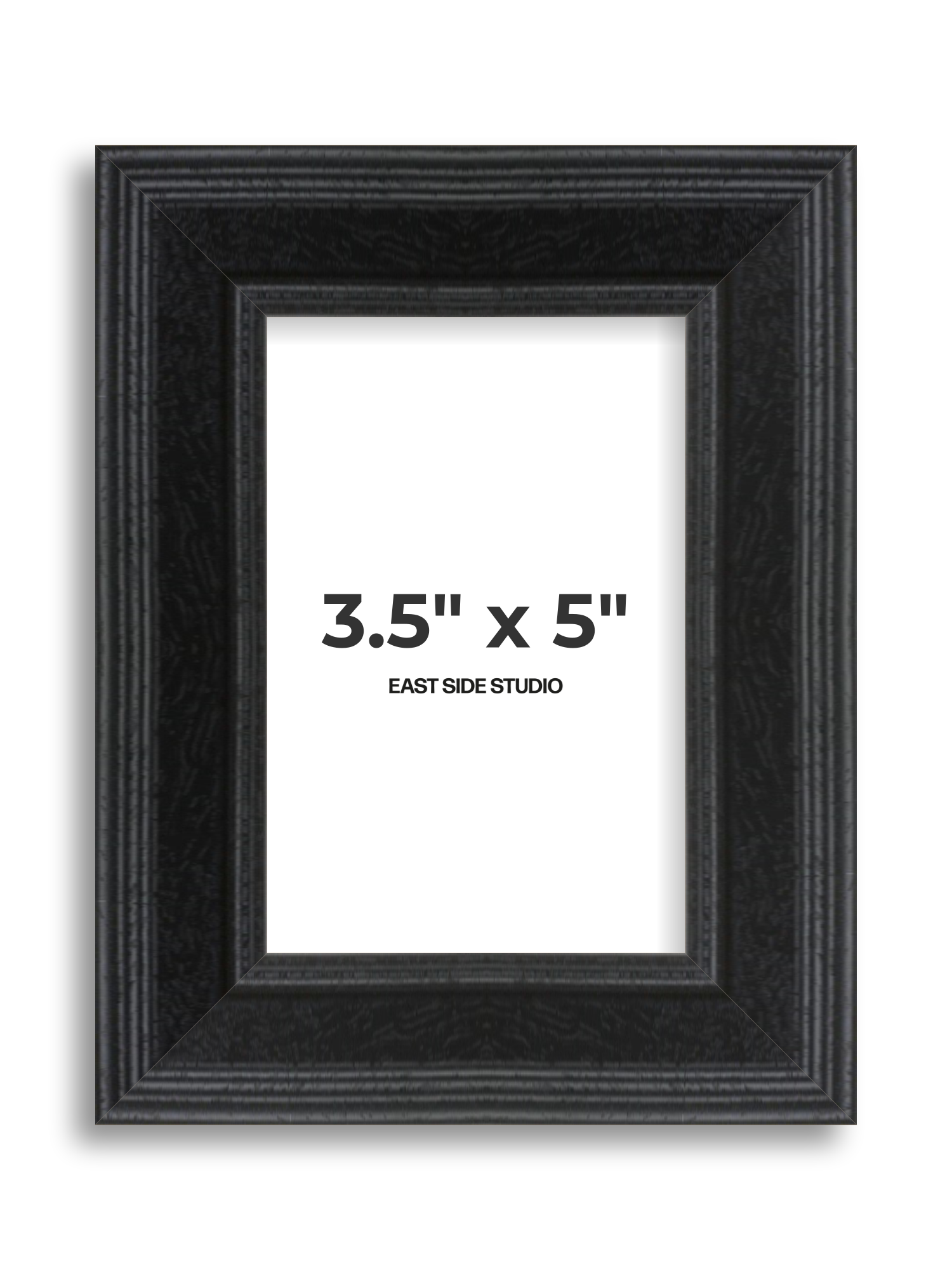Black Grain 3.5" x 5" picture frame