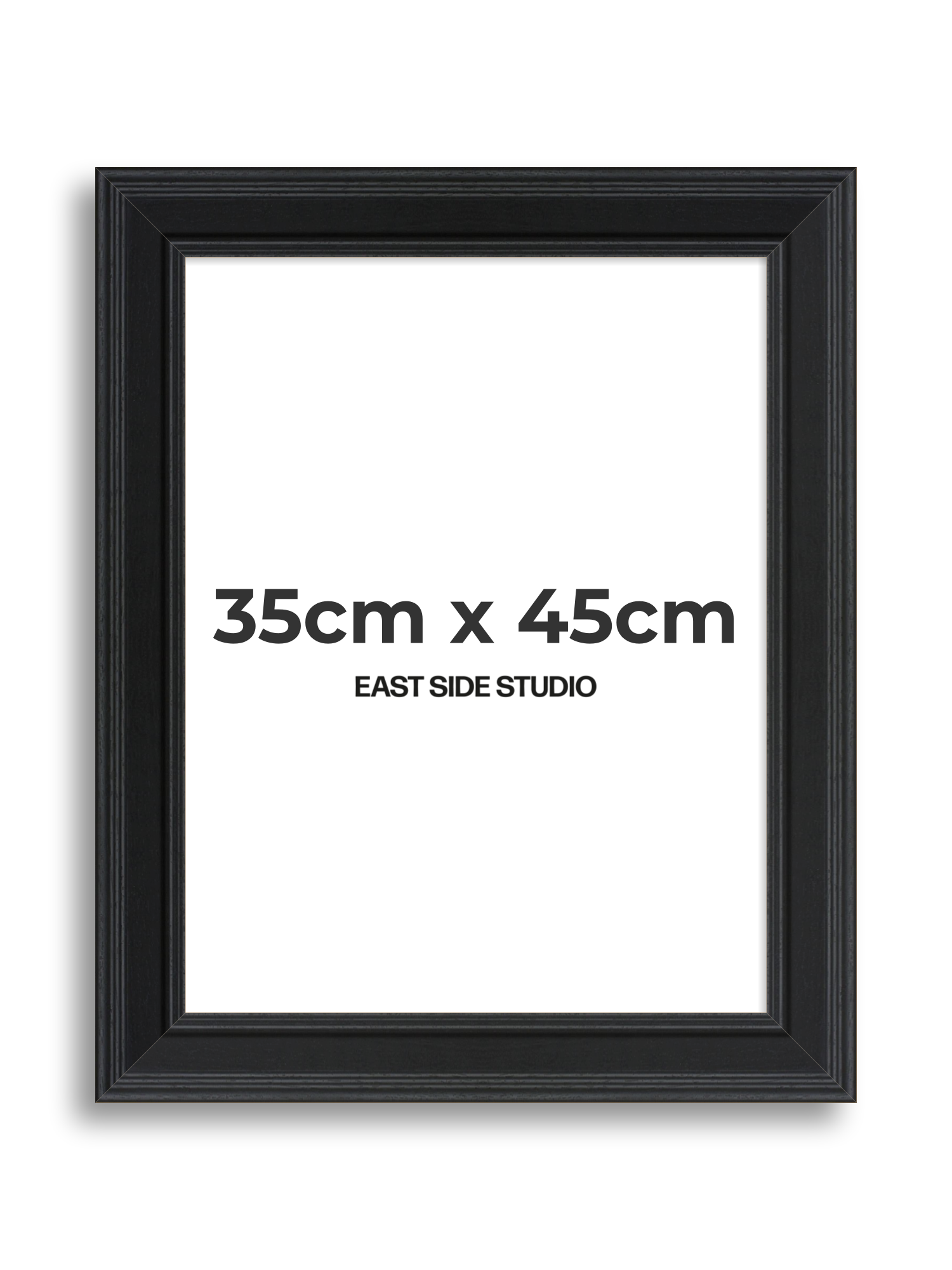Wide Black Grain 35cm x 45cm picture frame