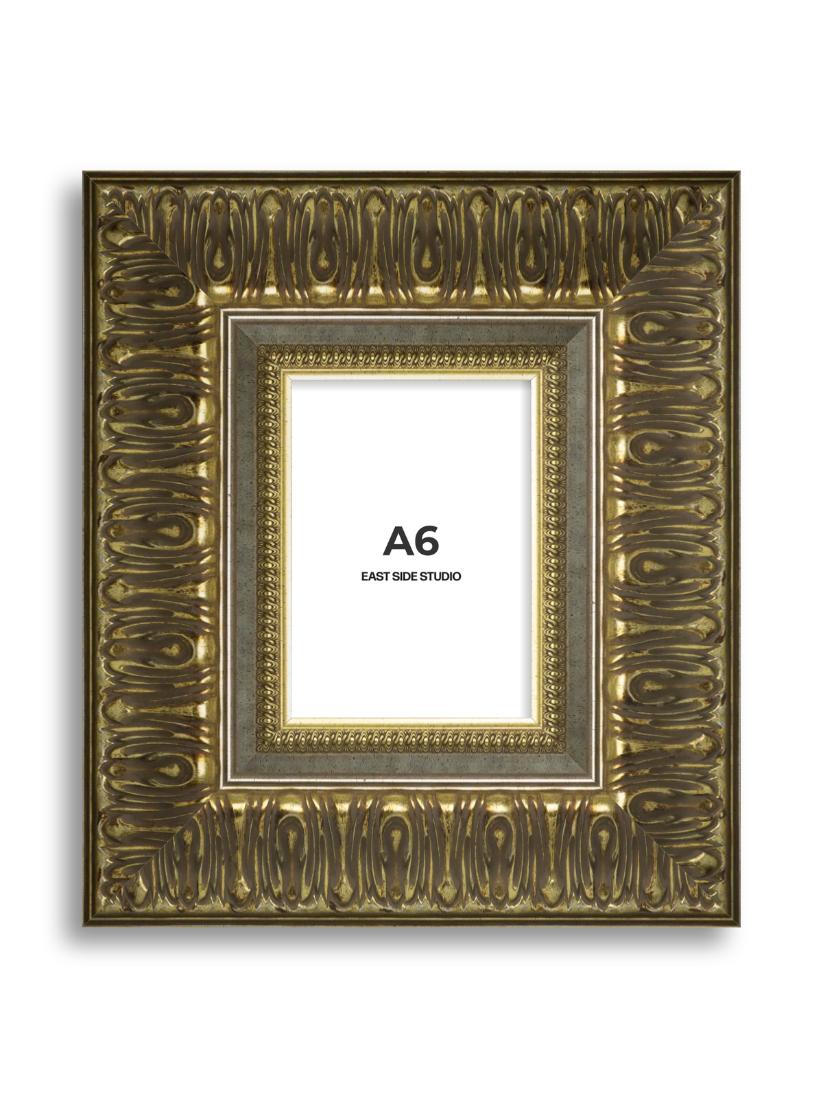 Volute Silver Gold A6 picture frame