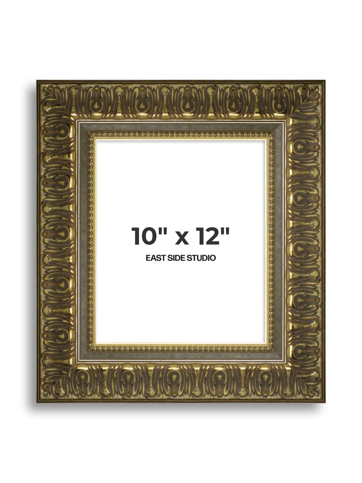 Volute Silver Gold 10" x 12" picture frame