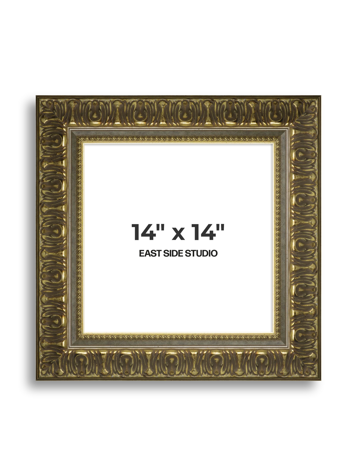 Volute Silver Gold 14" x 14" picture frame