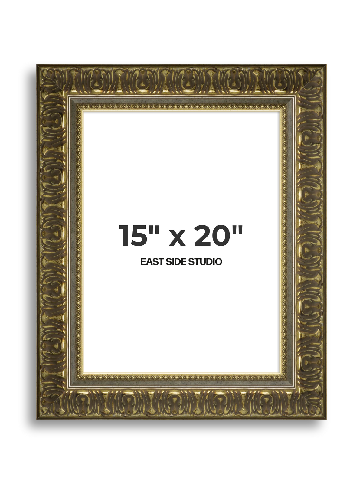 Volute Silver Gold 15" x 20" picture frame