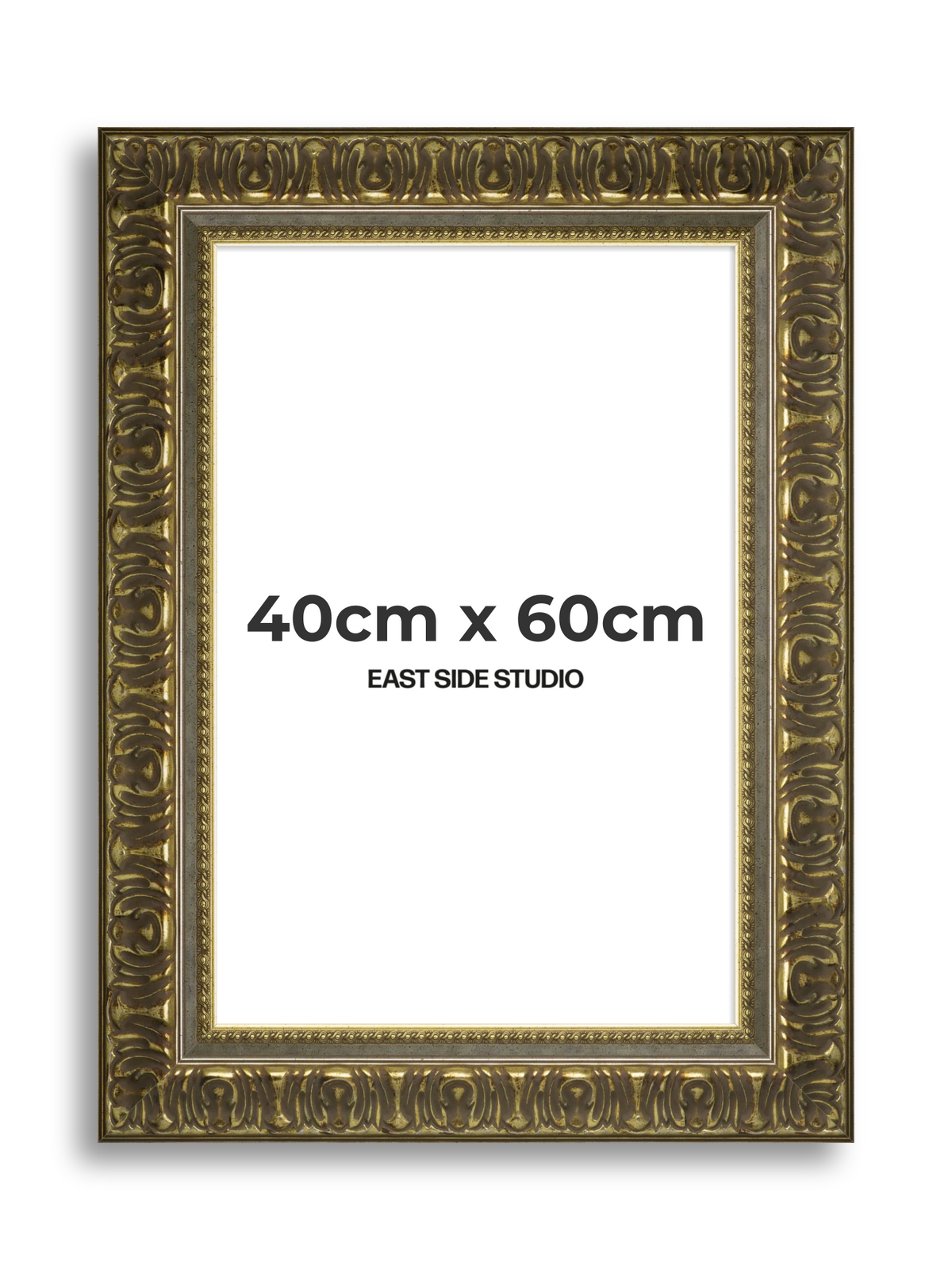 Volute Silver Gold 40cm x 60cm picture frame