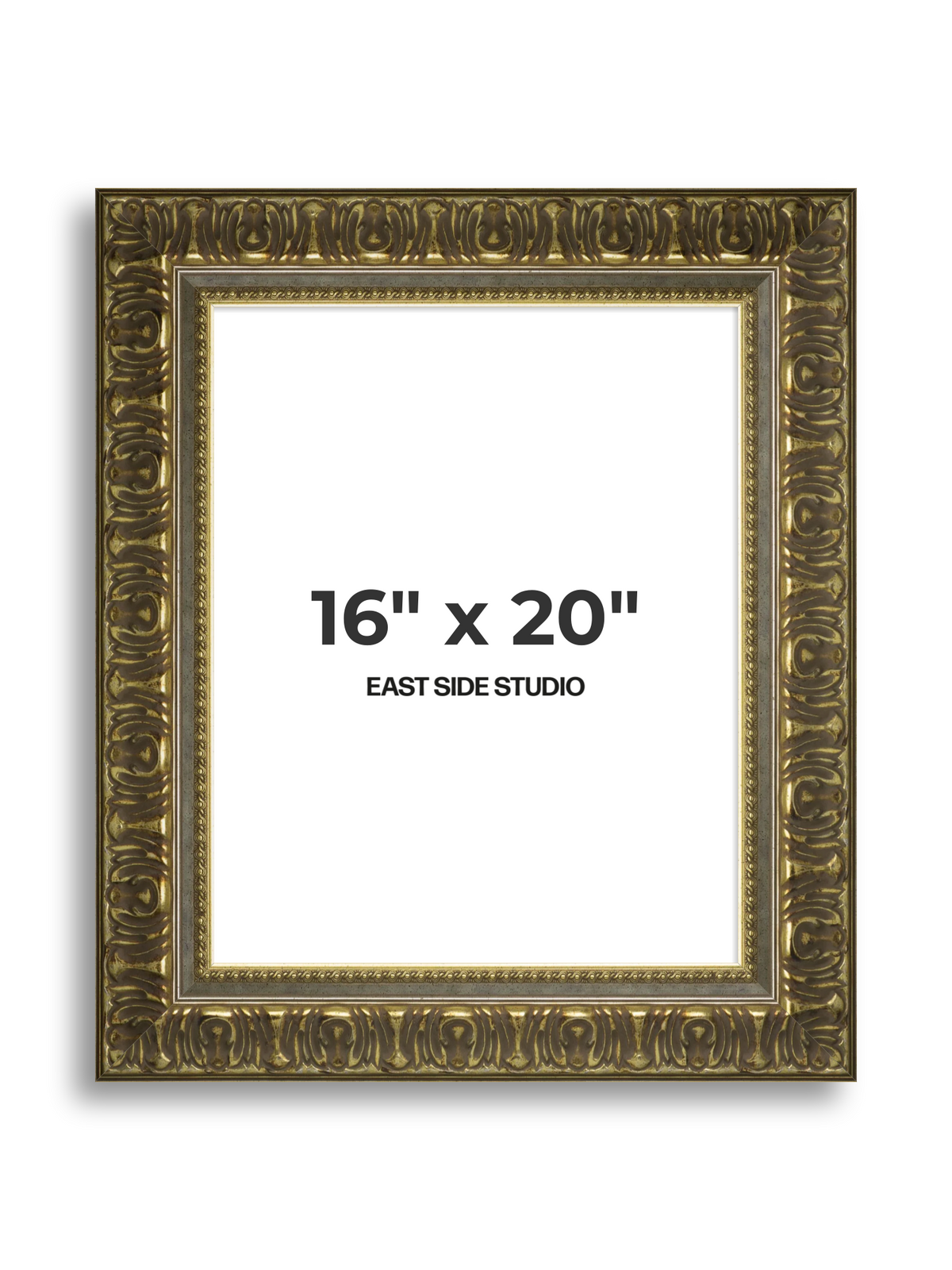 Volute Silver Gold 16" x 20" picture frame