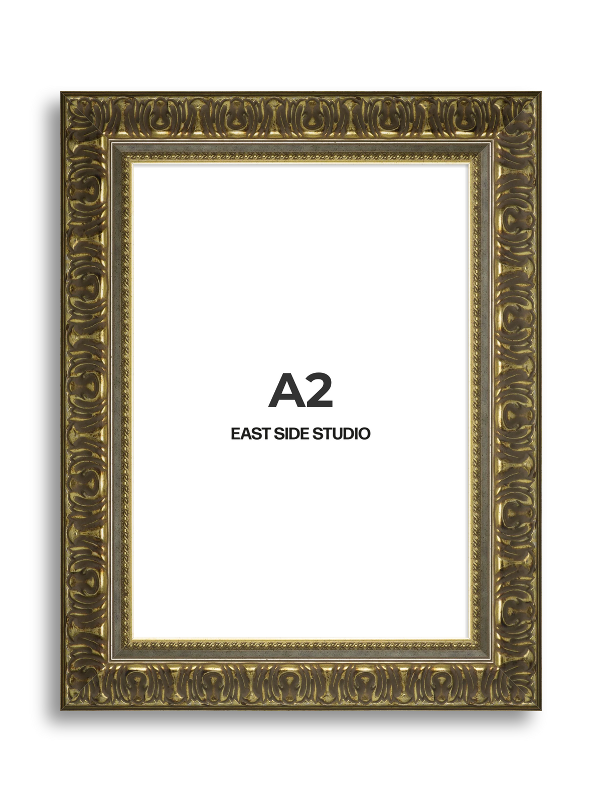 Volute Silver Gold A2 picture frame