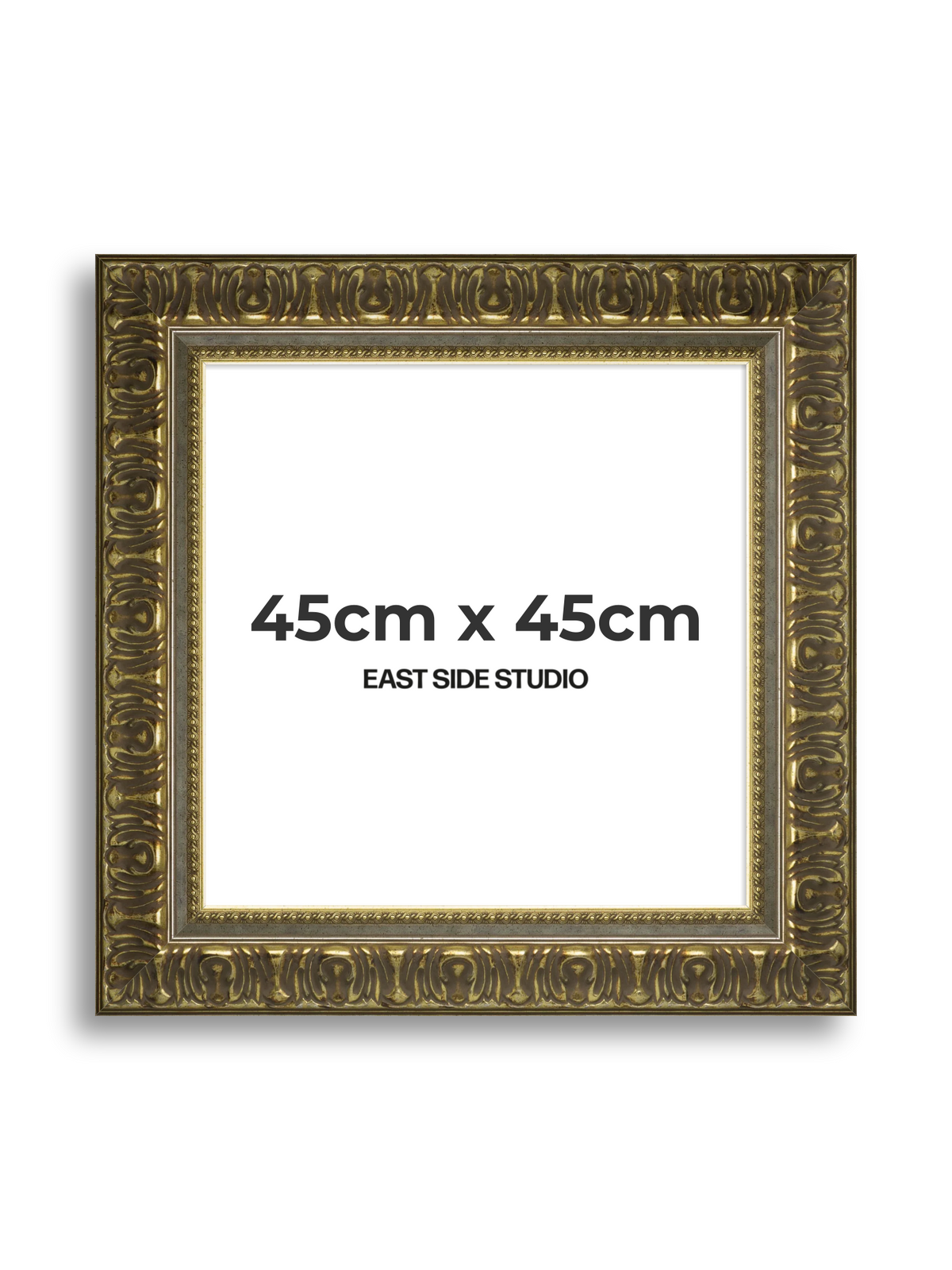 Volute Silver Gold 45cm x 45cm picture frame