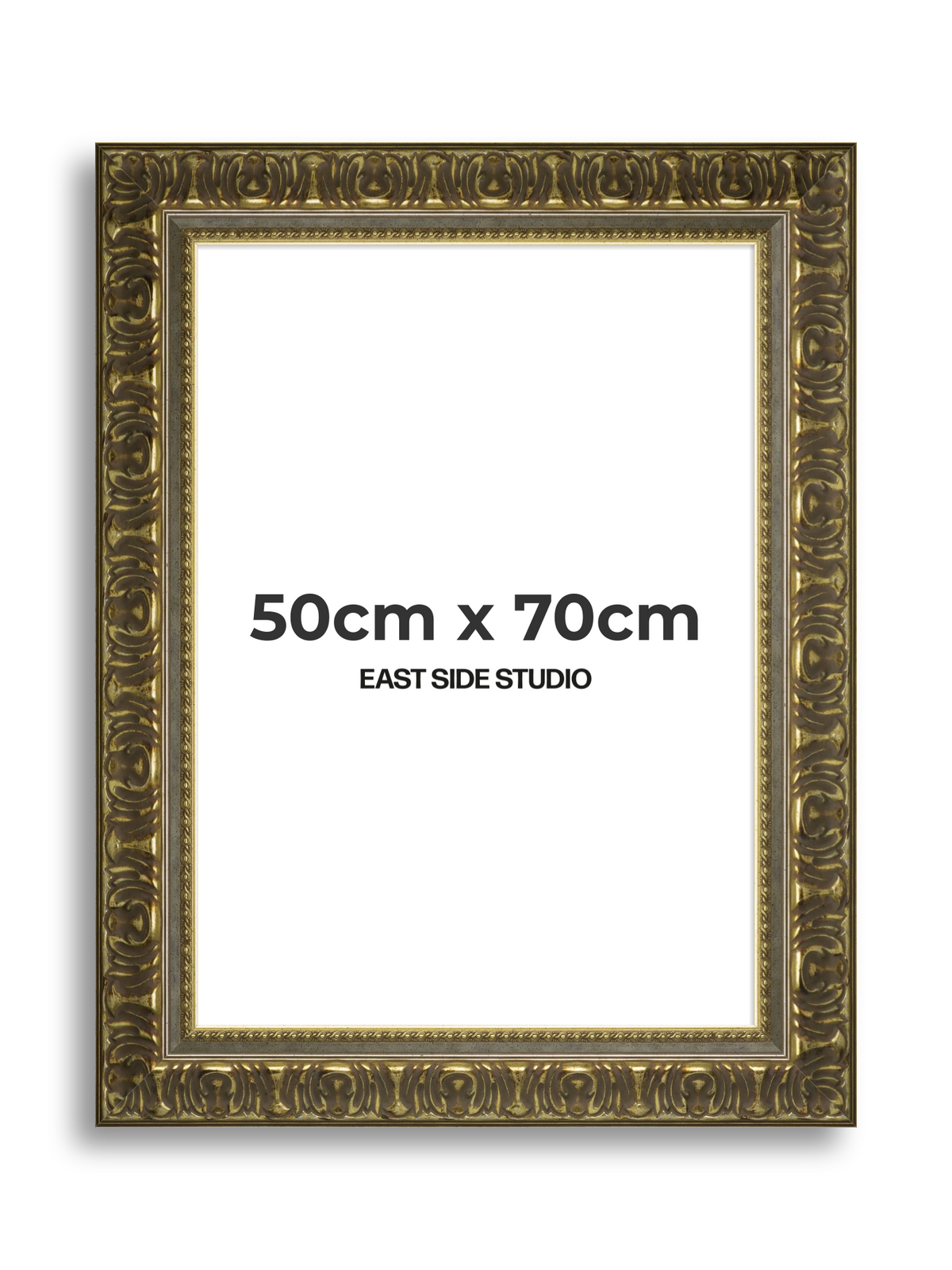 Volute Silver Gold 50cm x 70cm picture frame