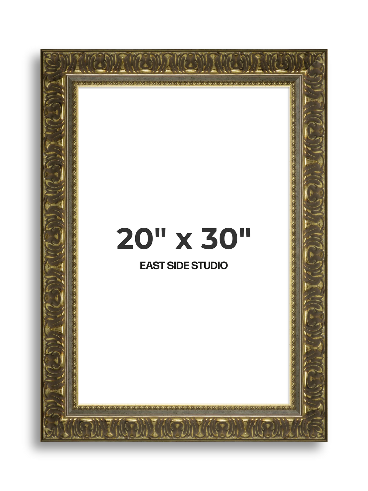 Volute Silver Gold 20" x 30" picture frame