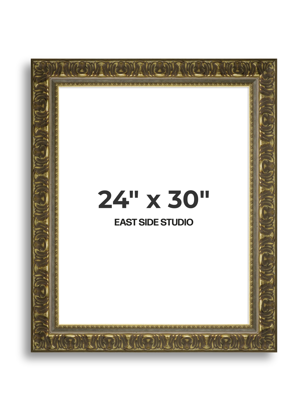 Volute Silver Gold 24" x 30" picture frame