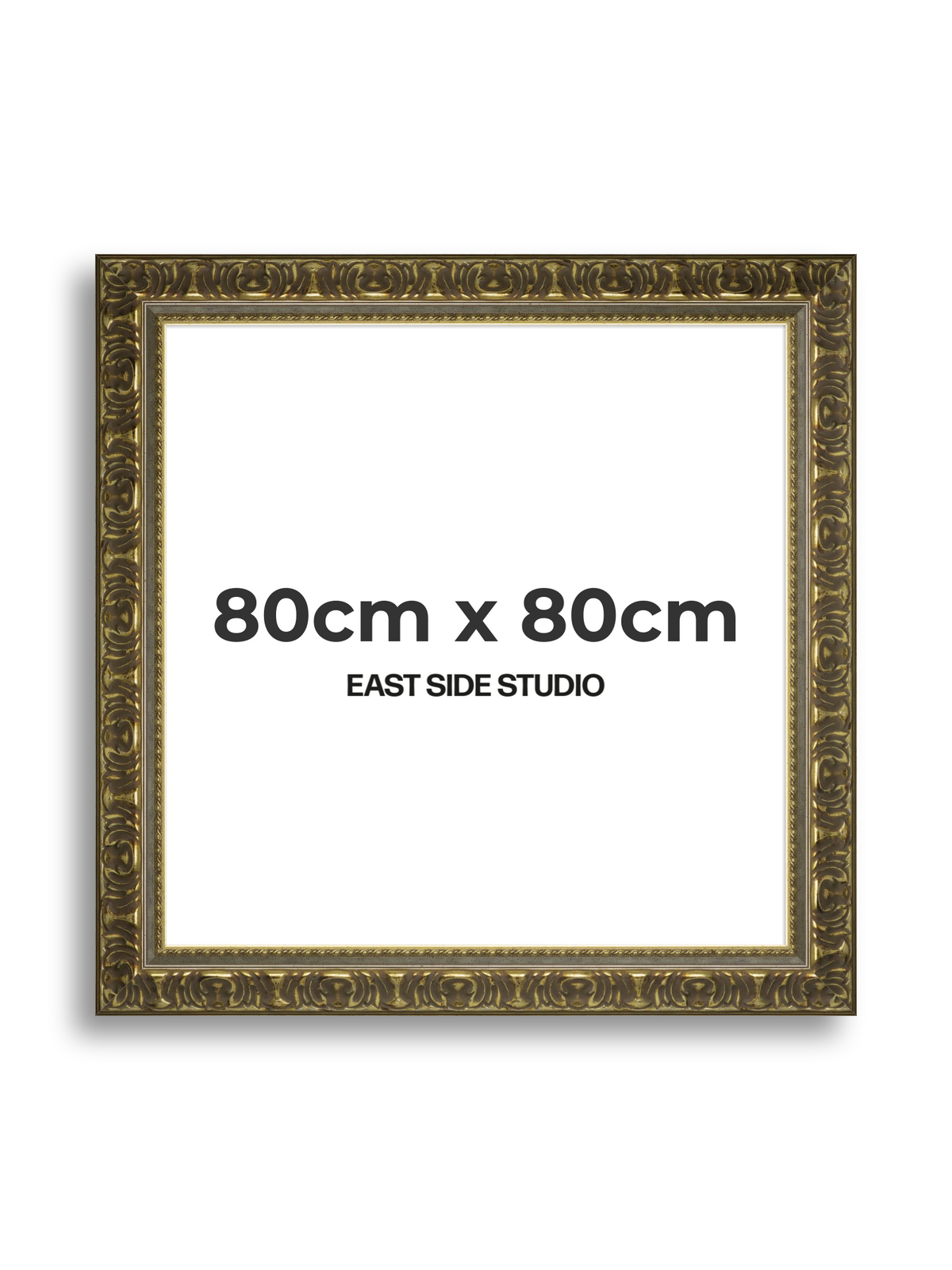 Volute Silver Gold 80cm x 80cm picture frame