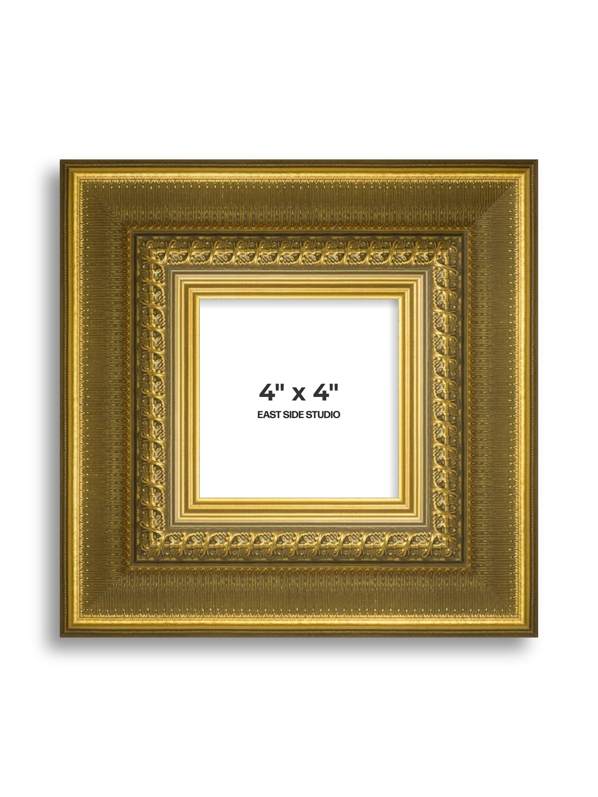 Anthemion Gold 4" x 4" picture frame