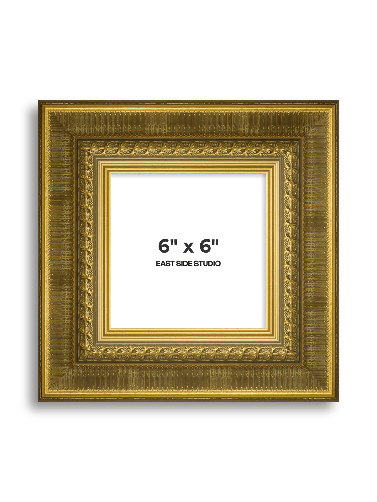 Anthemion Gold 6" x 6" picture frame