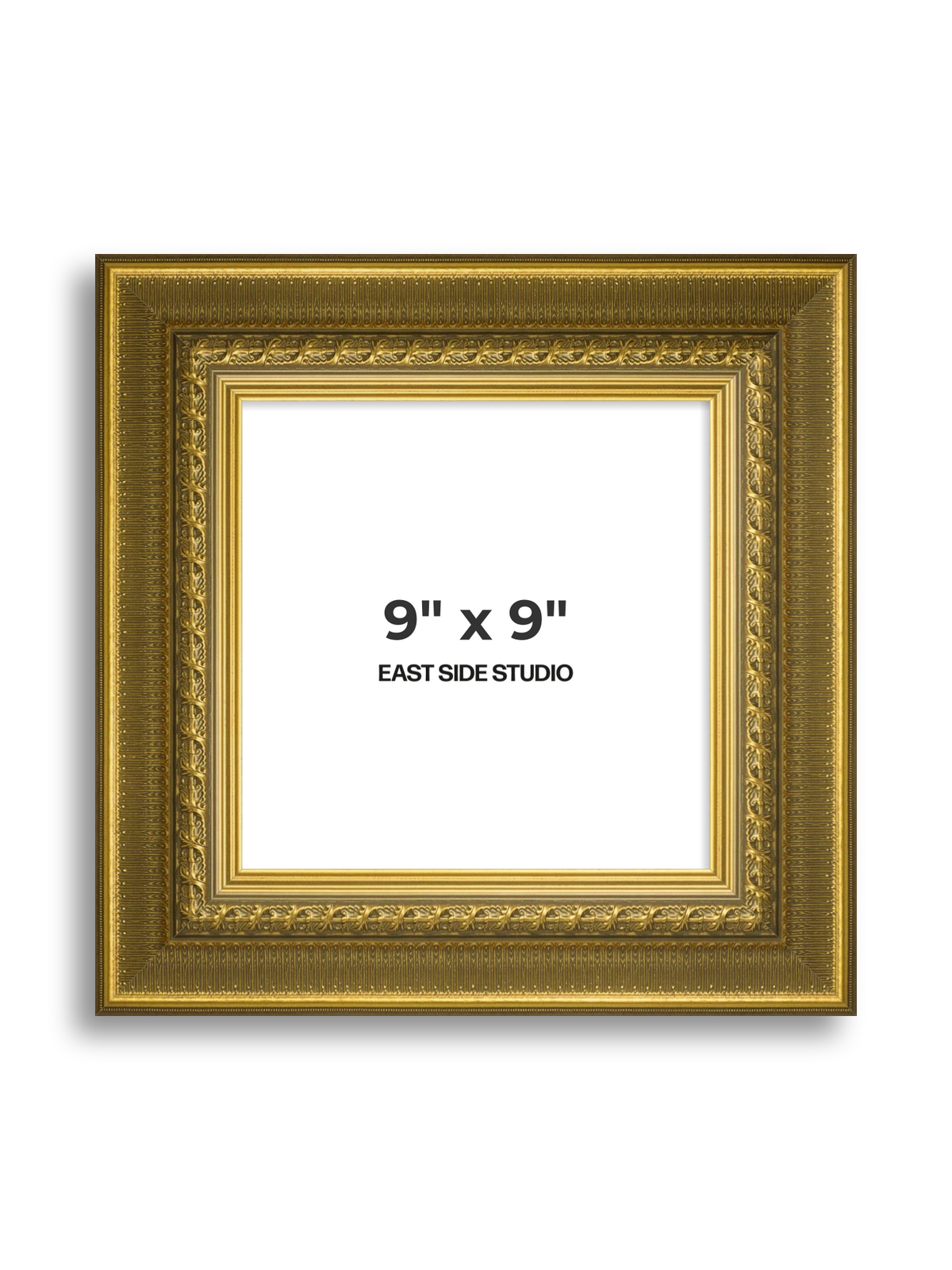 Anthemion Gold 9" x 9" picture frame