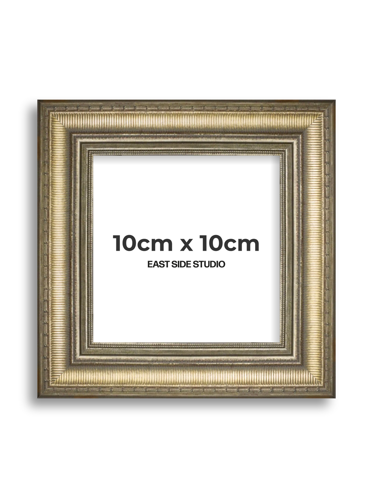 Laurel Aged Gold 10cm x 10cm picture frame