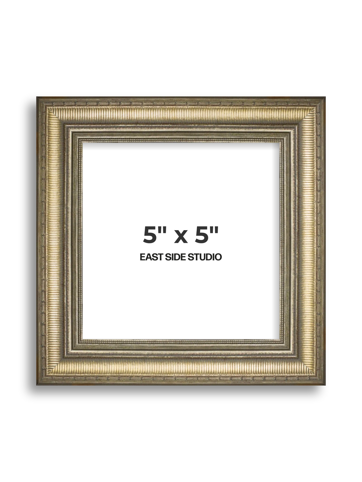 Laurel Aged Gold 5" x 5" picture frame