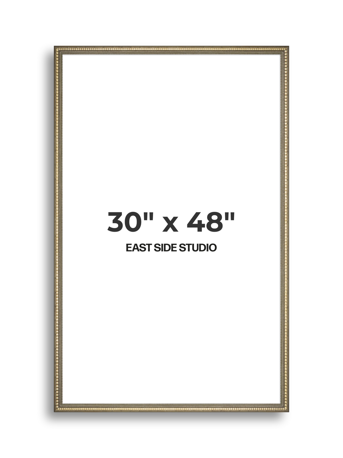 Laurel Aged Gold 30" x 48" picture frame