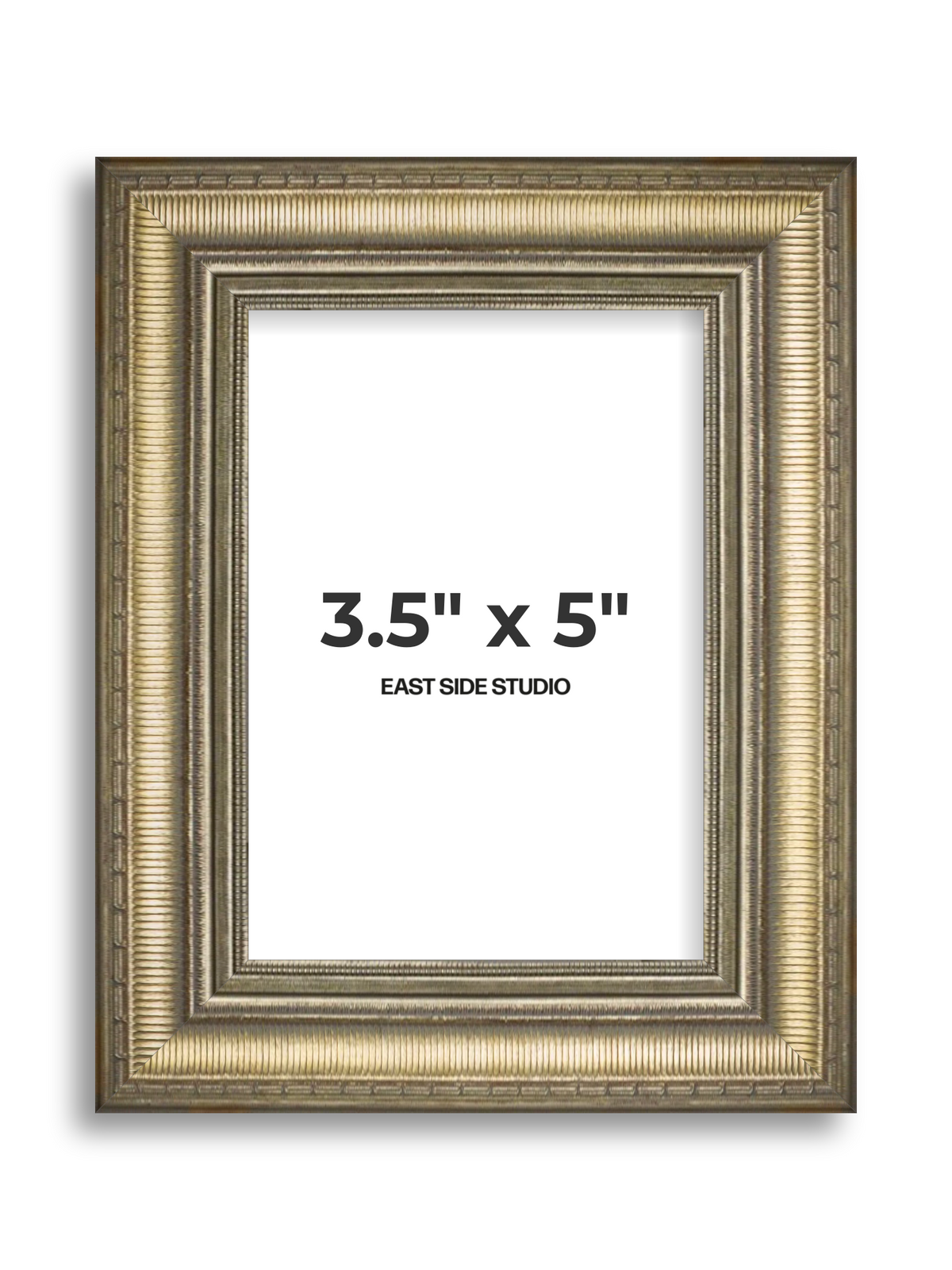 Laurel Aged Gold 3.5" x 5" picture frame