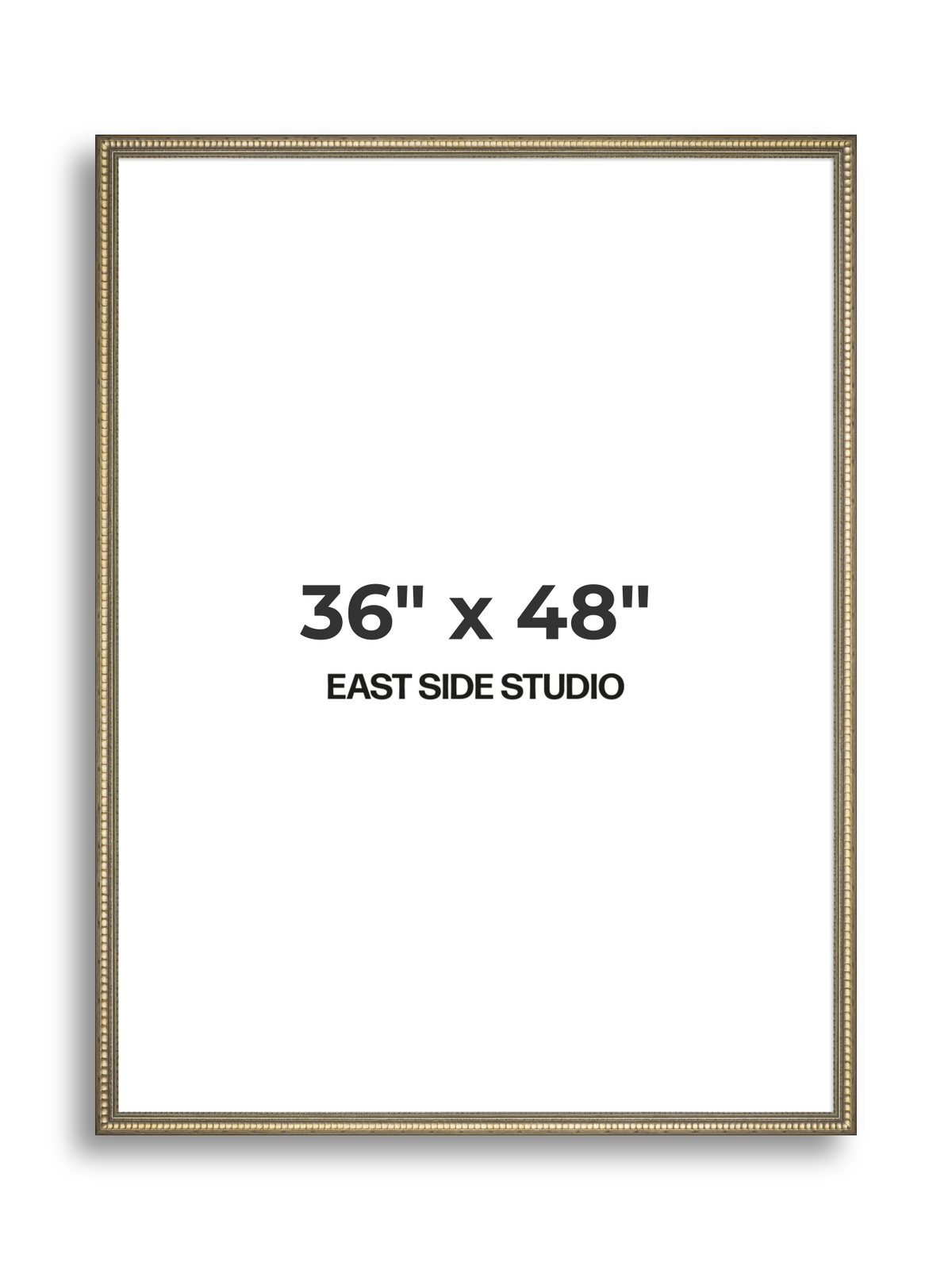 Laurel Aged Gold 36" x 48" picture frame