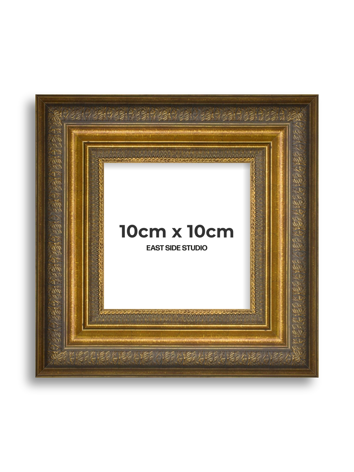 Frieze Antique Gold 10cm x 10cm picture frame