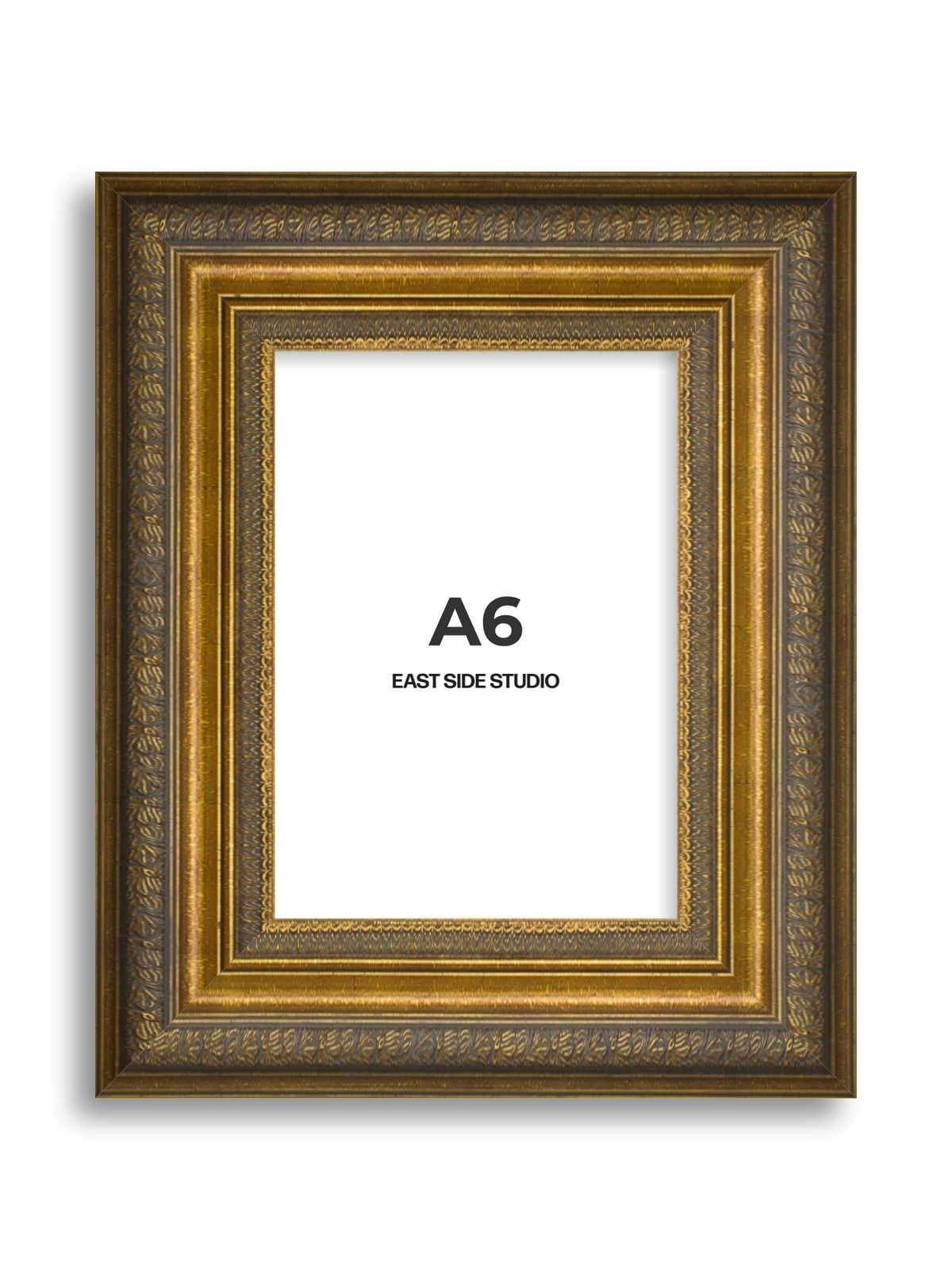 Frieze Antique Gold A6 picture frame