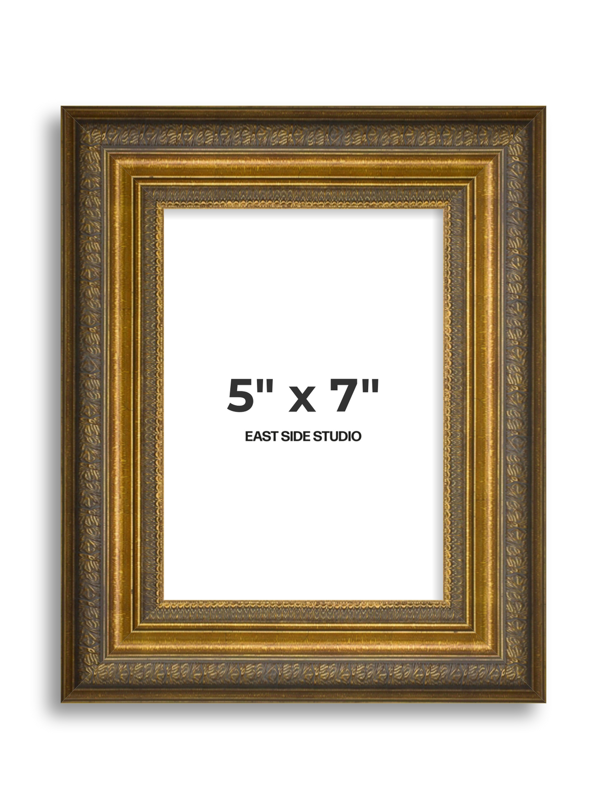 Frieze Antique Gold 5" x 7" picture frame