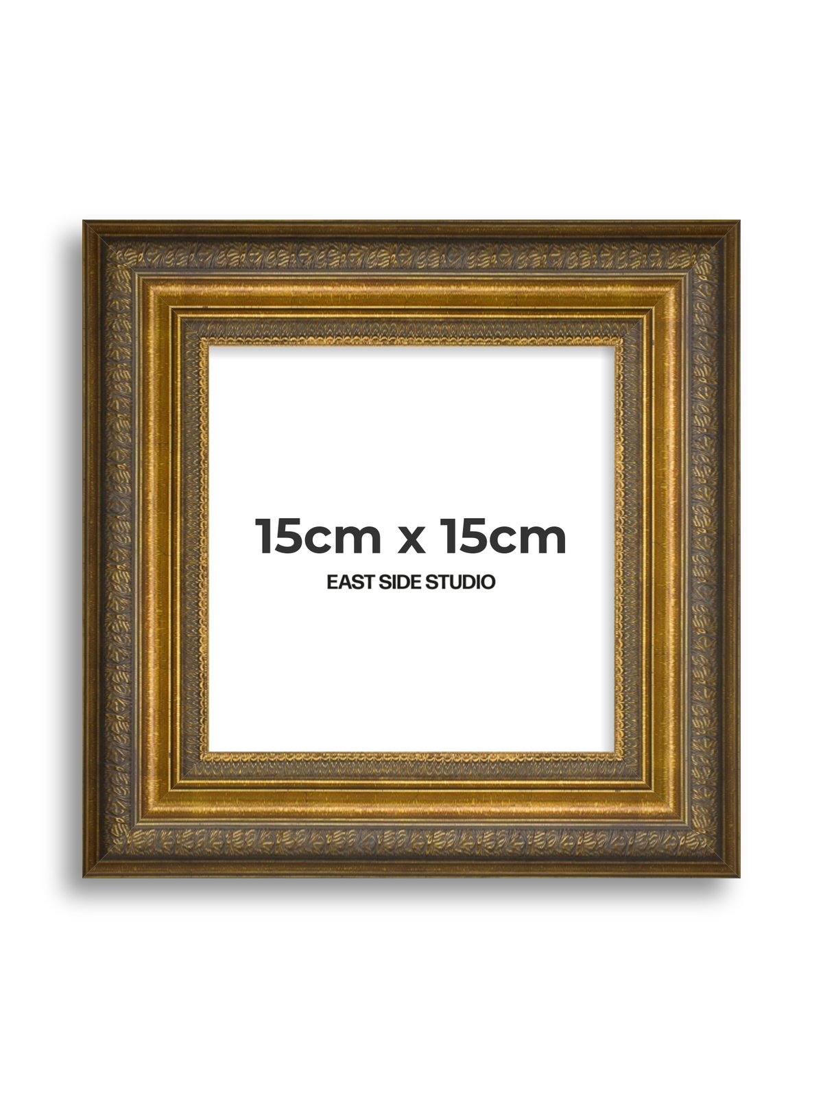 Frieze Antique Gold 15cm x 15cm picture frame