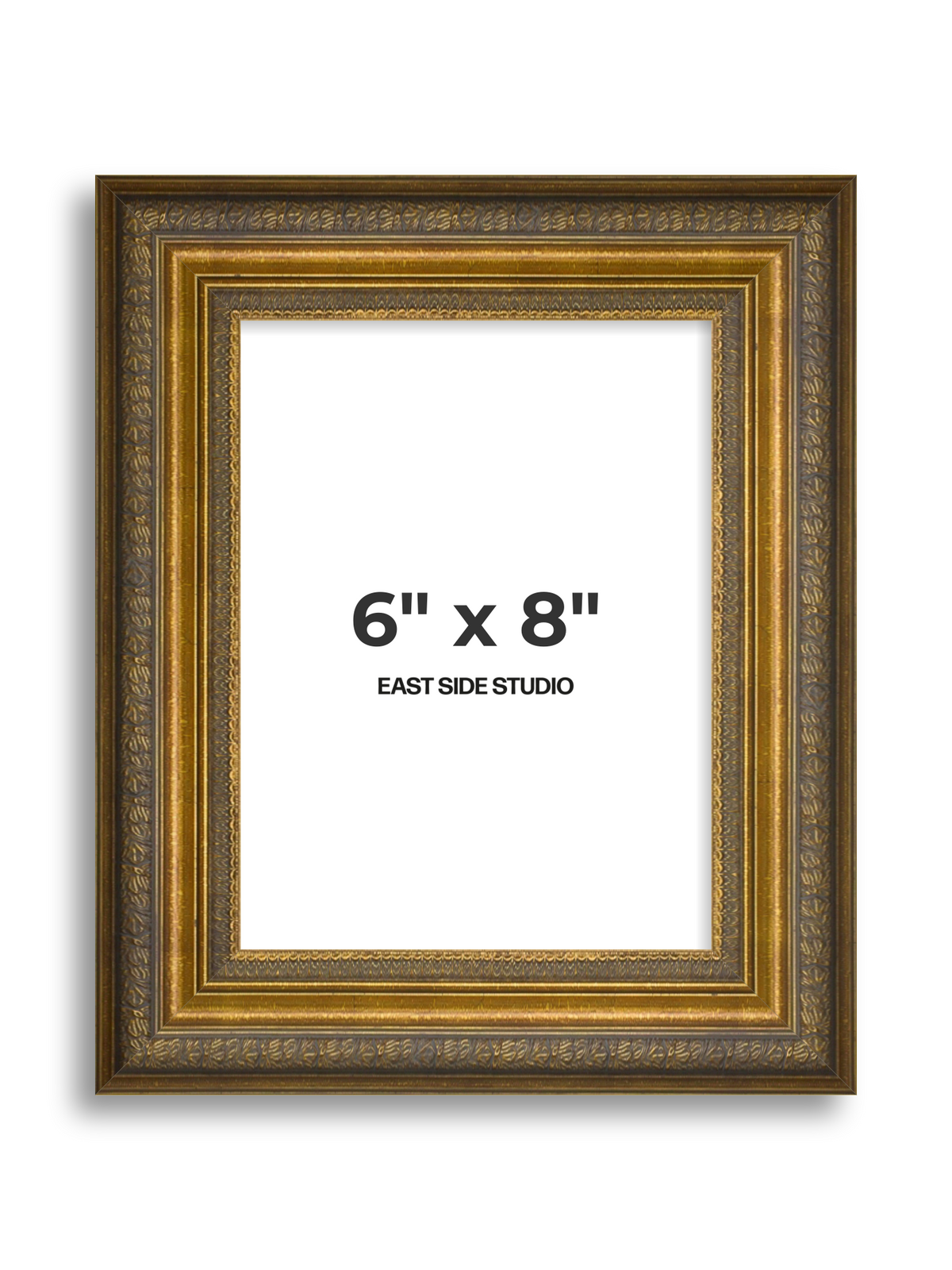 Frieze Antique Gold 6" x 8" picture frame